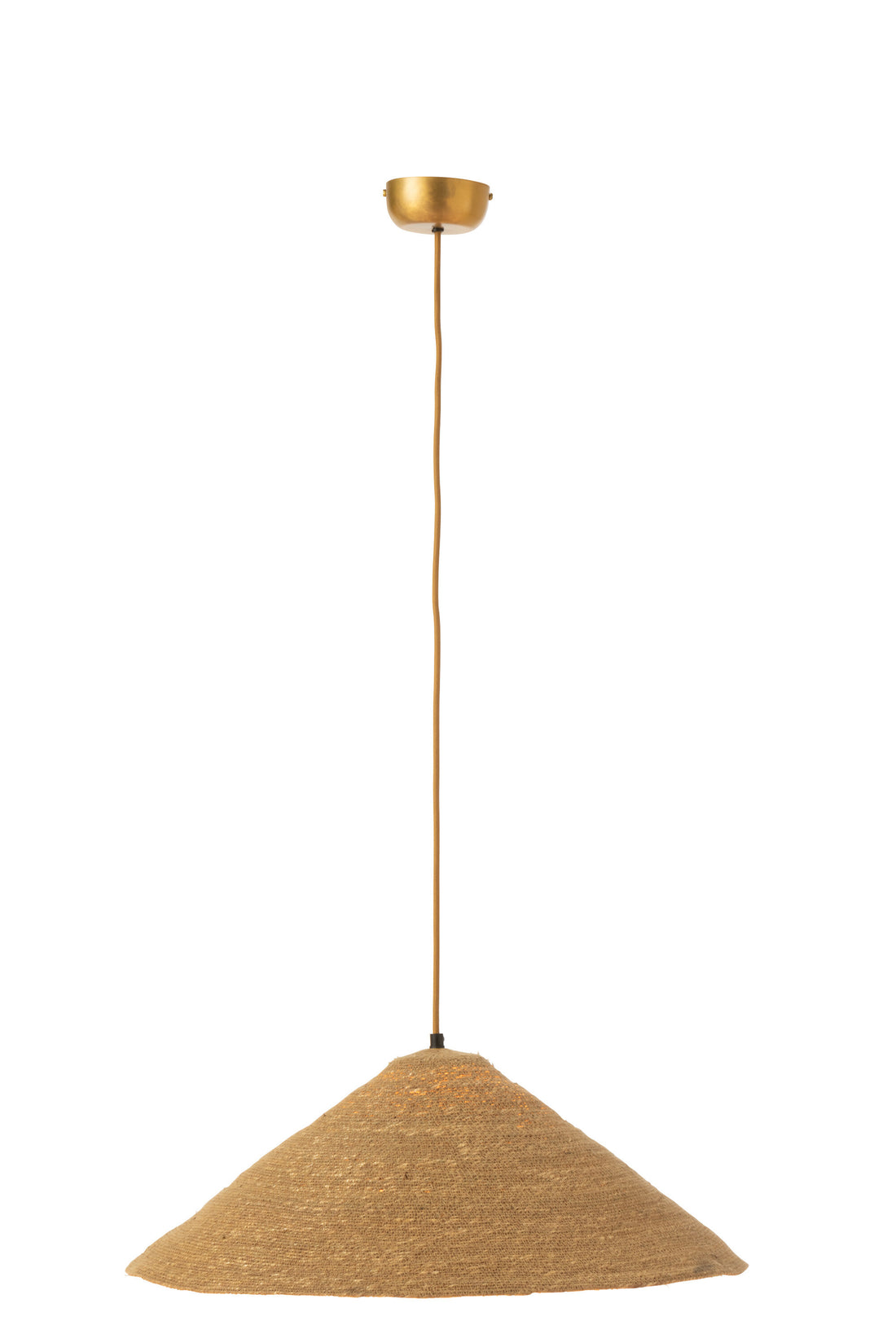 J-Line Hangende Lamp Hoed Moonj Gras Naturel Small