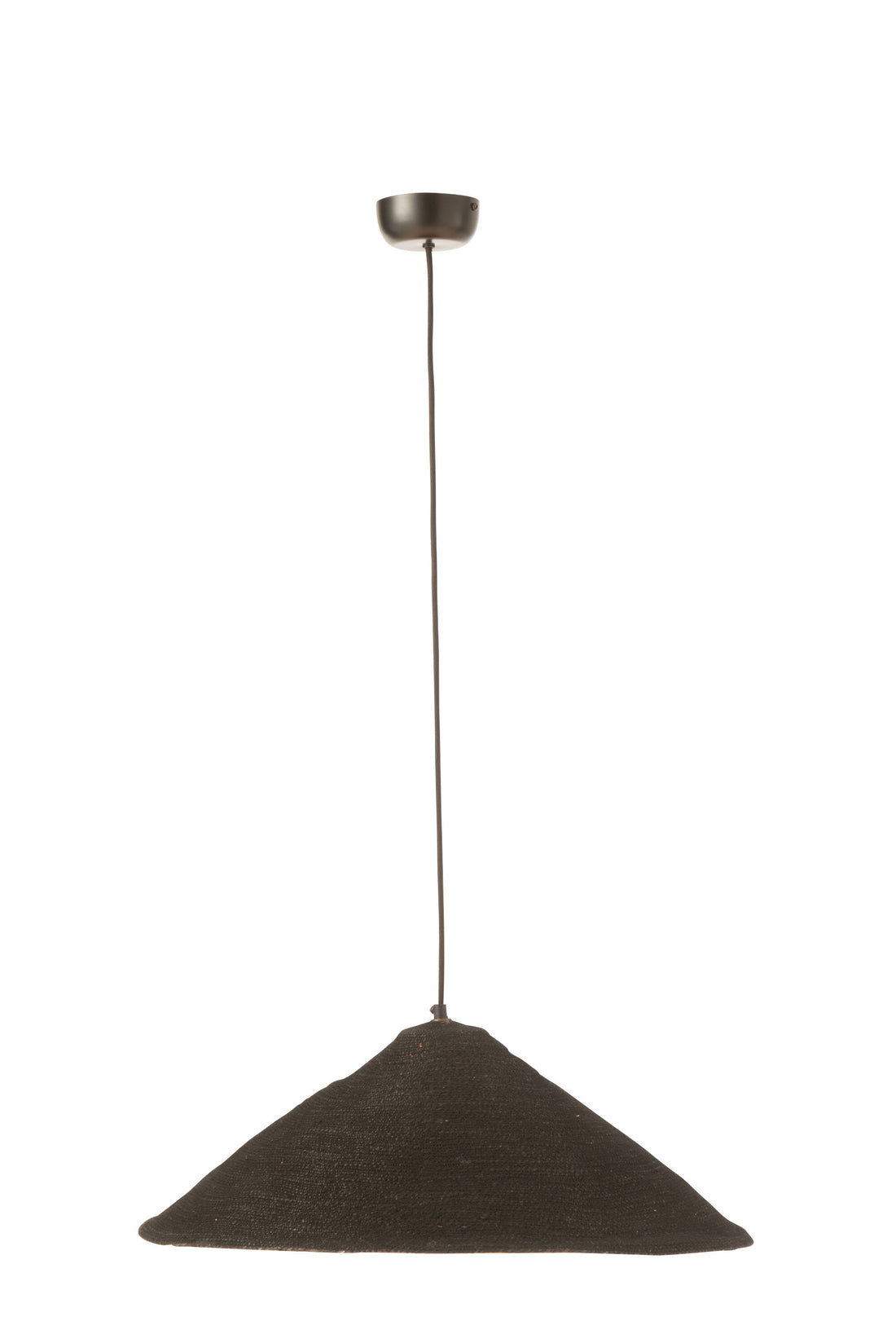 J-Line Hangende Lamp Hoed Moonj Gras Zwart Small