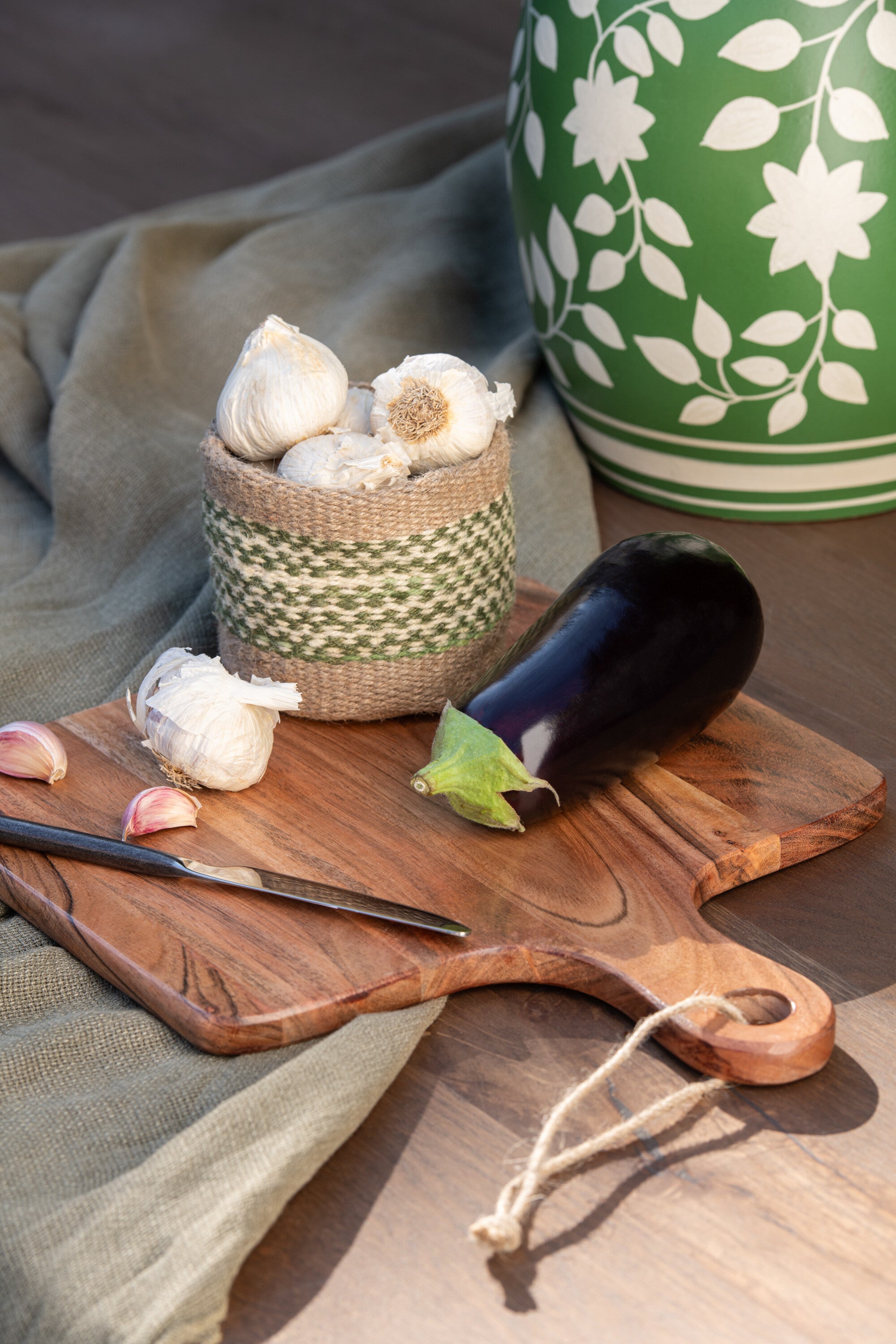 Plank Rechthoek Mangohout Donker Natuurlijk Klein