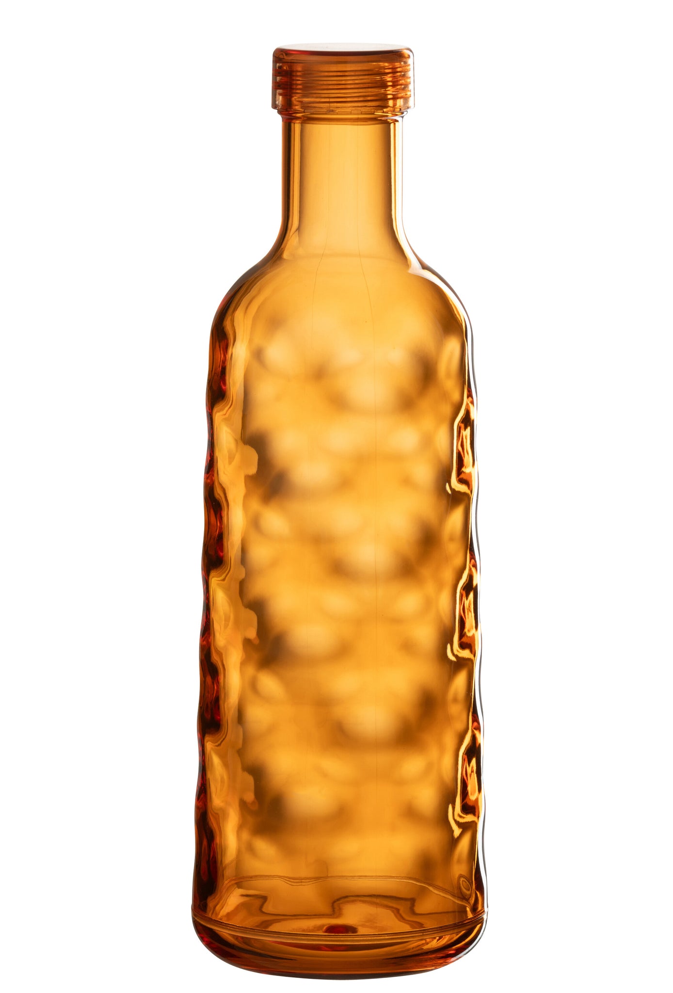 J-Line Fles Gehamerd In Giftbox Plastic Oranje