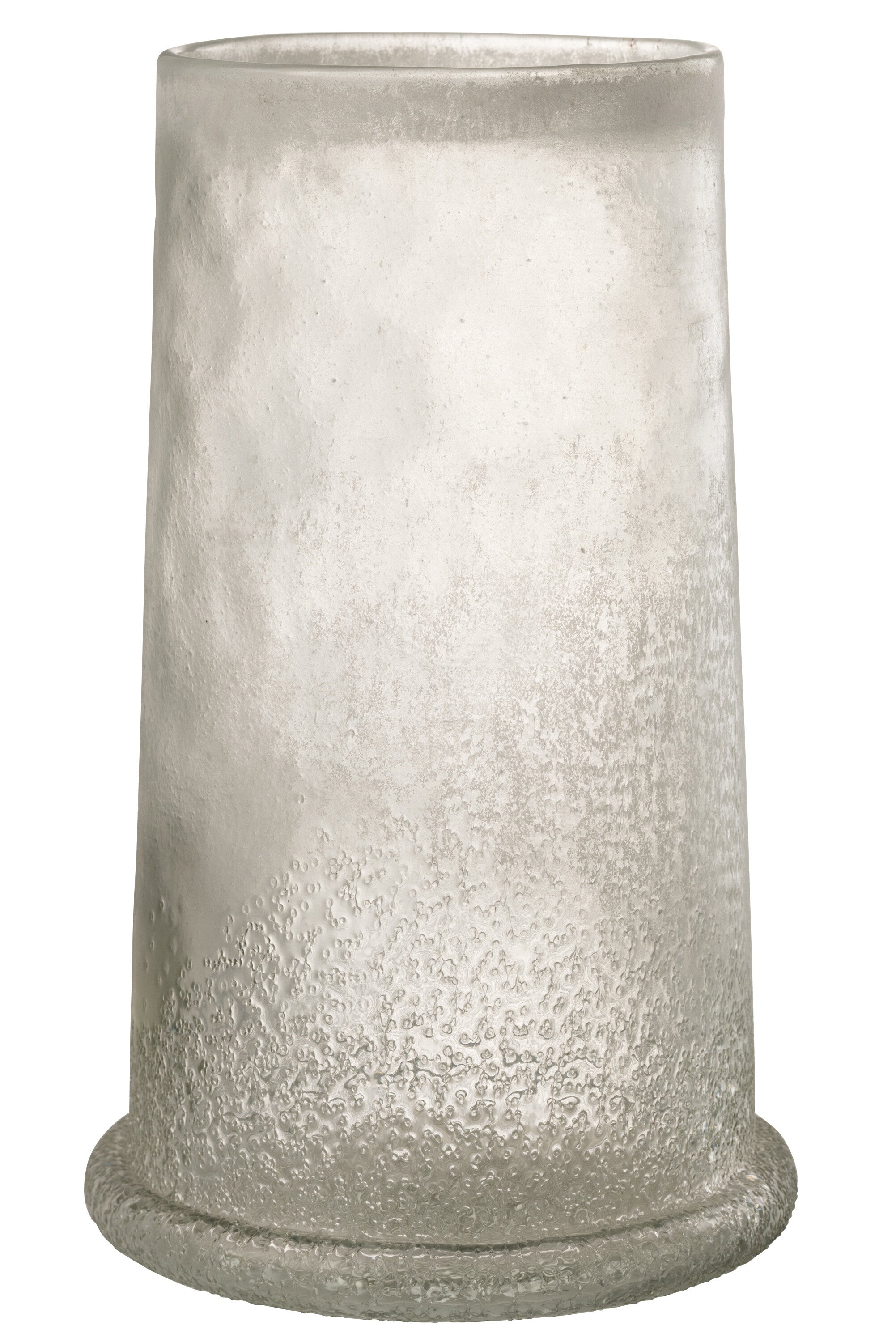 J-Line lantaarn Suiker Glas Wit Extra Large