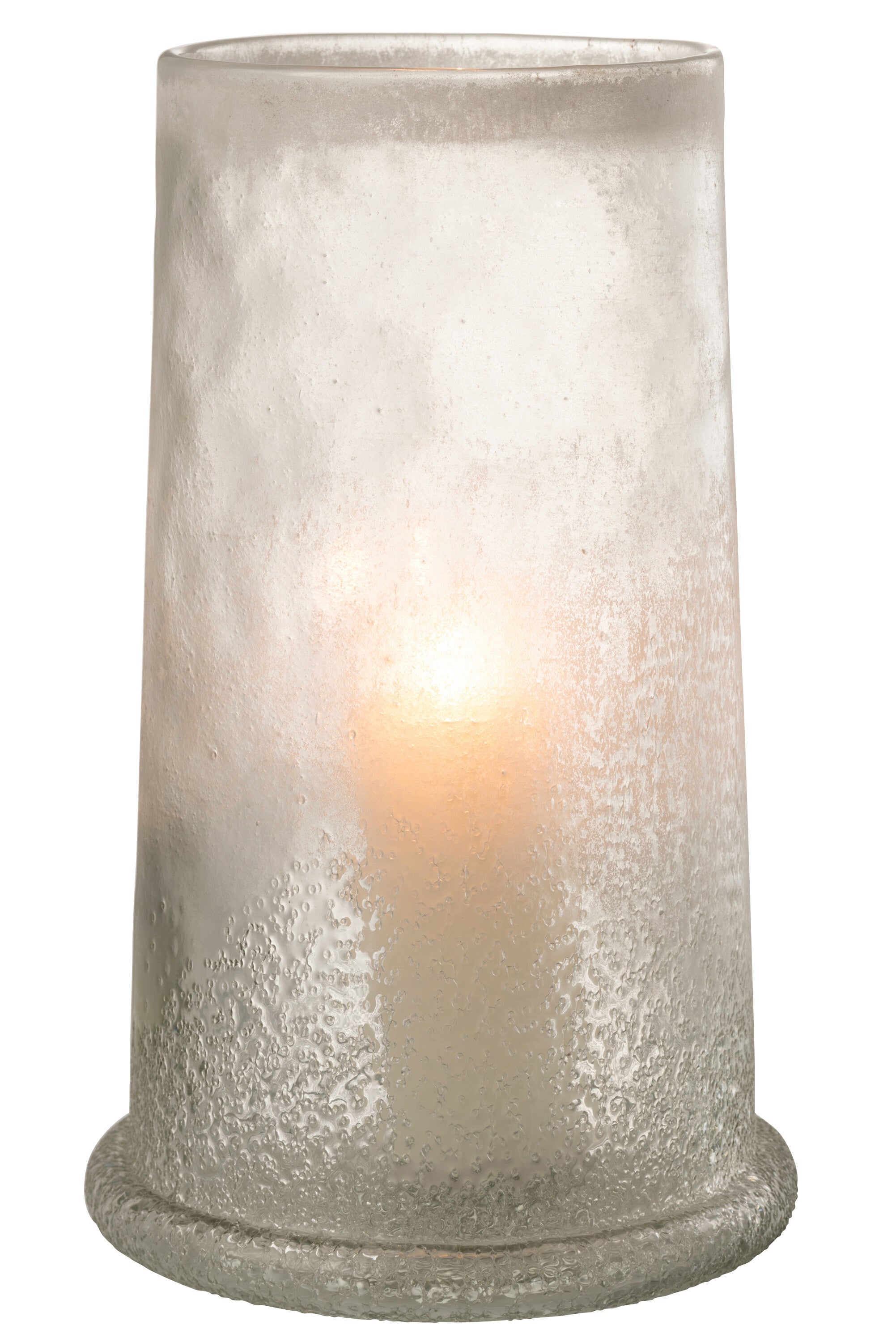 J-Line lantaarn Suiker Glas Wit Extra Large