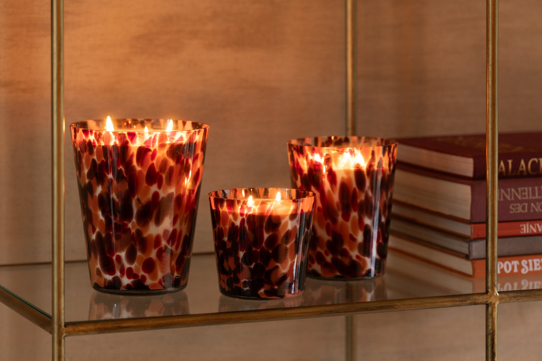 Geurkaars Noa Rood Mix Klein-50 Uur