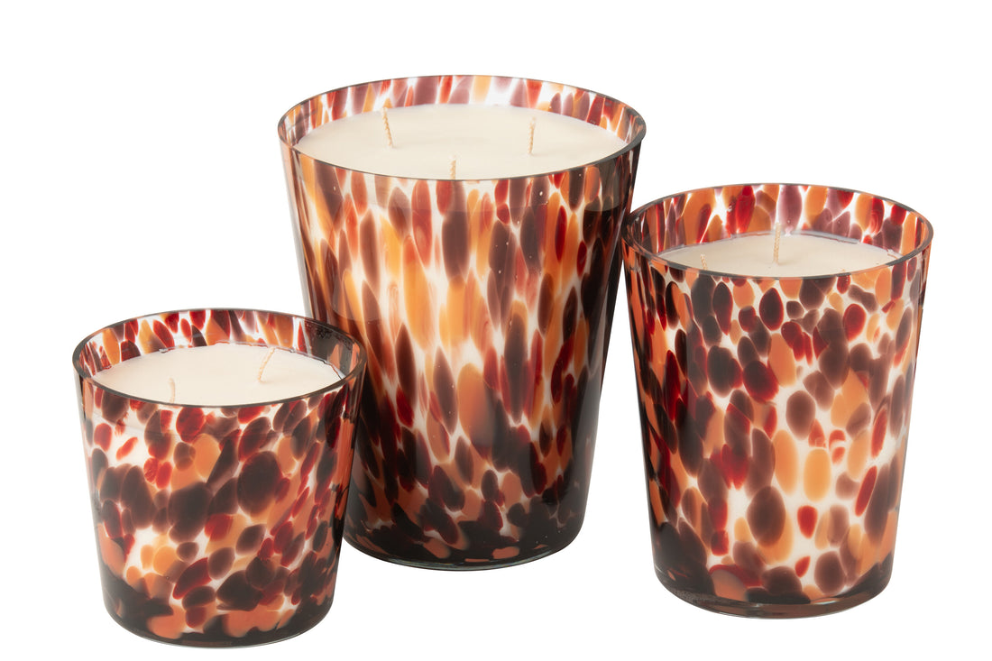 Geurkaars Noa Rood Mix Groot-95 Uur