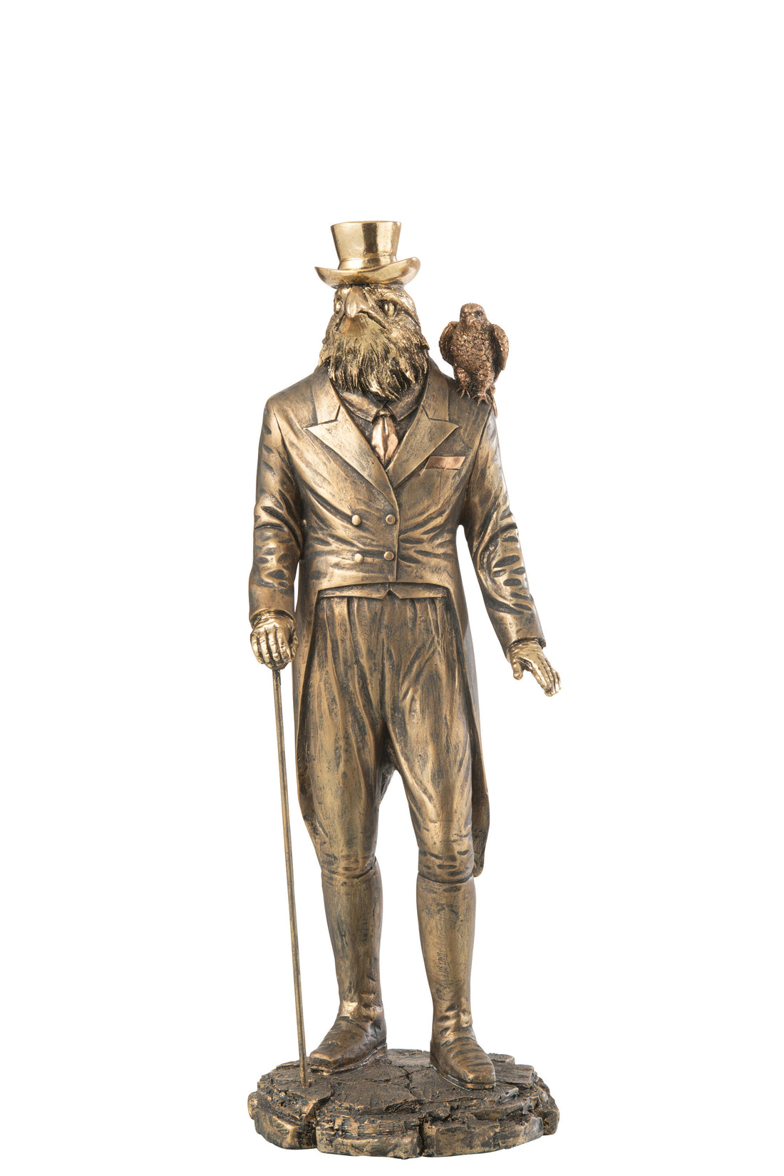 Heren Vogelhars Antiek Goud