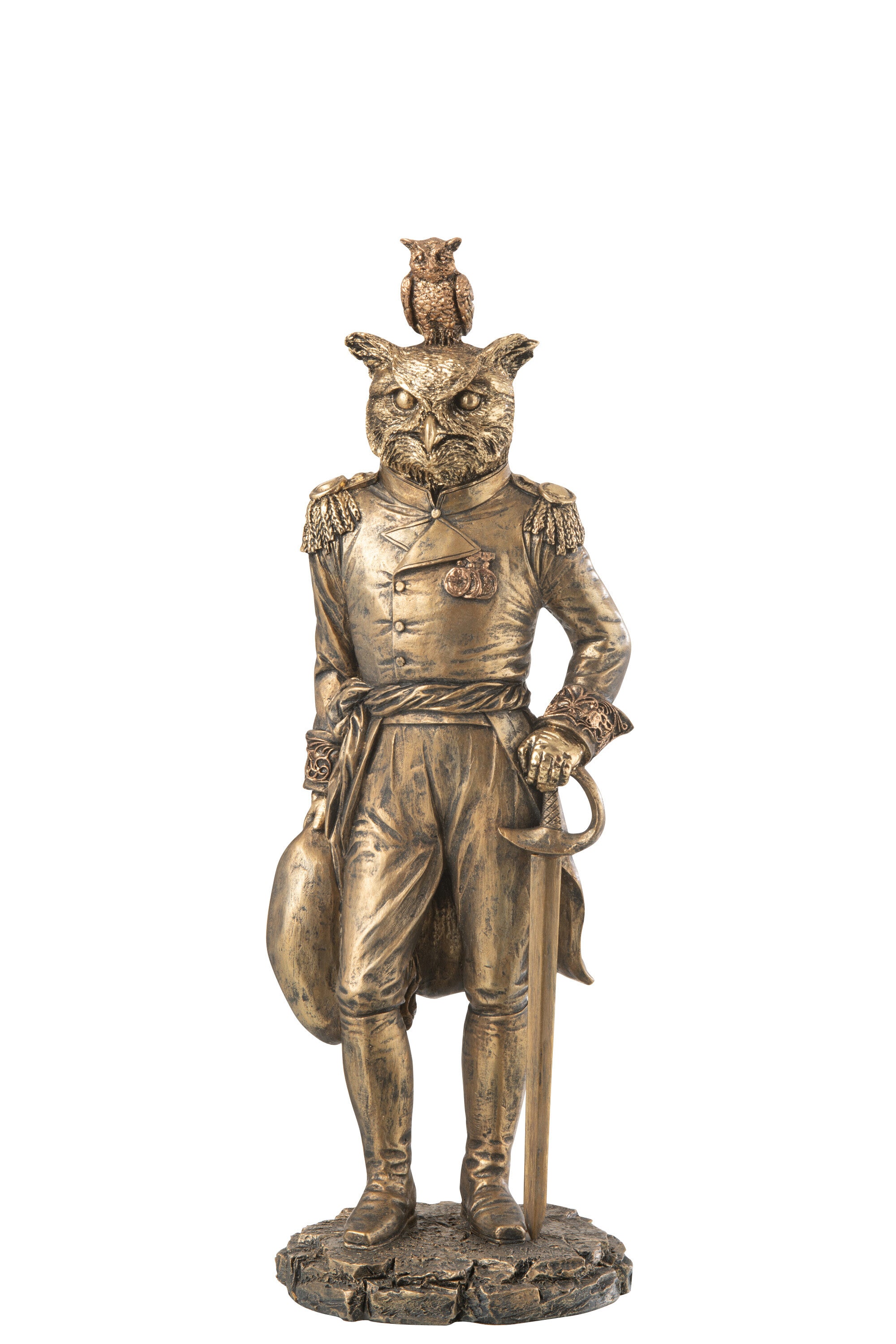 Heren Uil Hars Antiek Goud