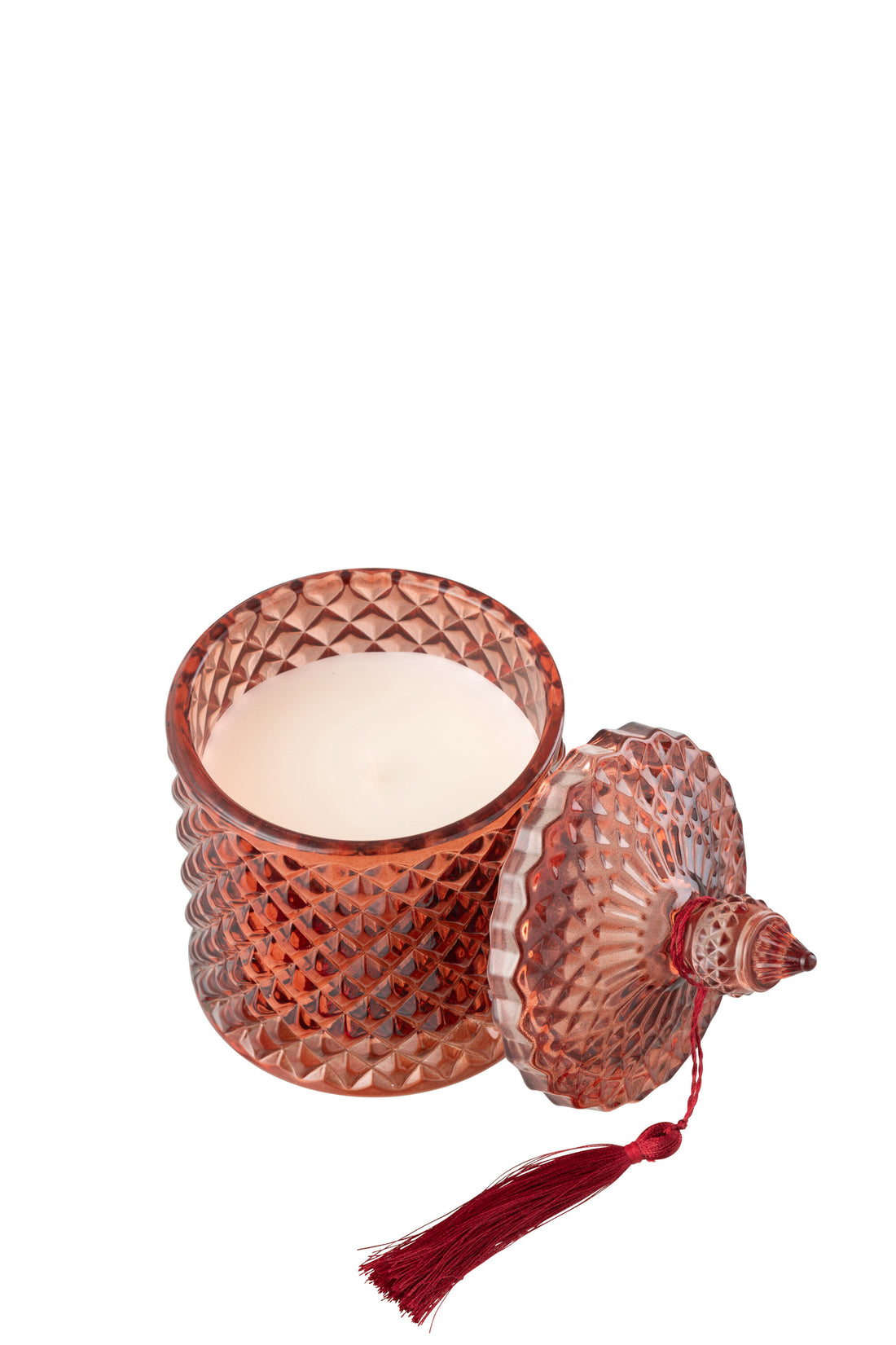 Geurkaarsdeksel Olijf & Wierookwas-20H