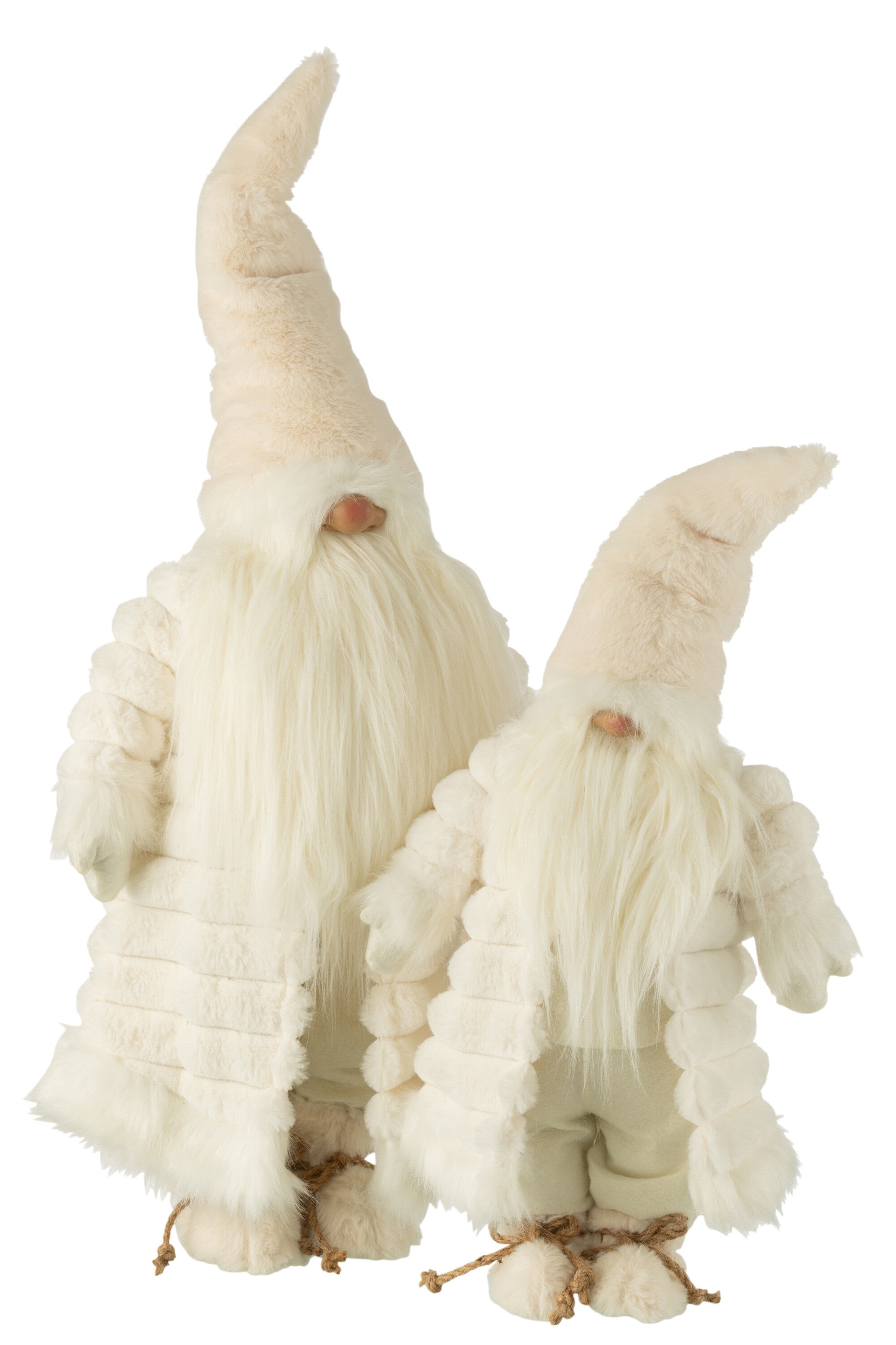 Gnome Gewatteerde Jas Textiel Crème/Bruin Groot