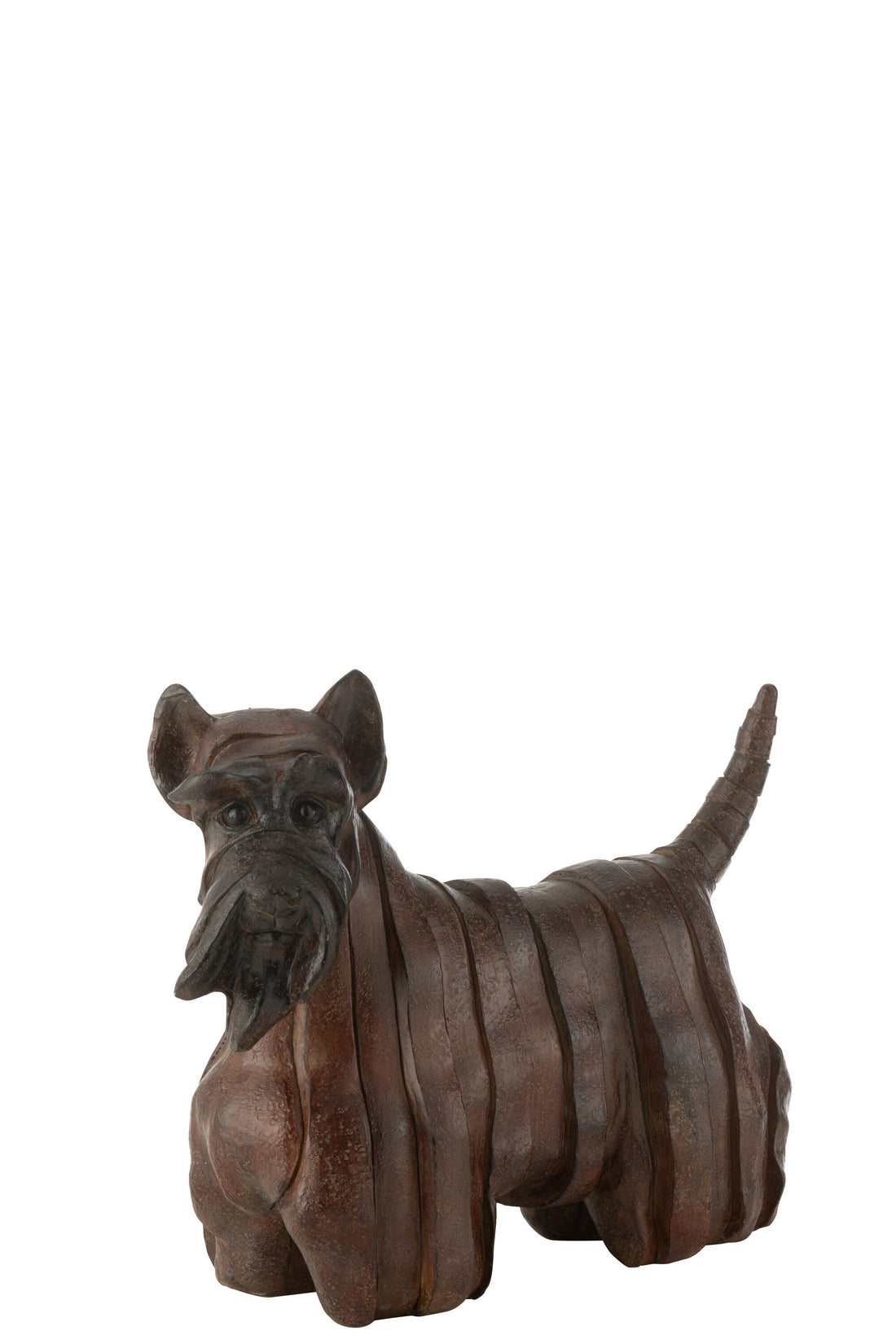 J-Line Scotse Terrier Hond Modern Resine Bruin Small