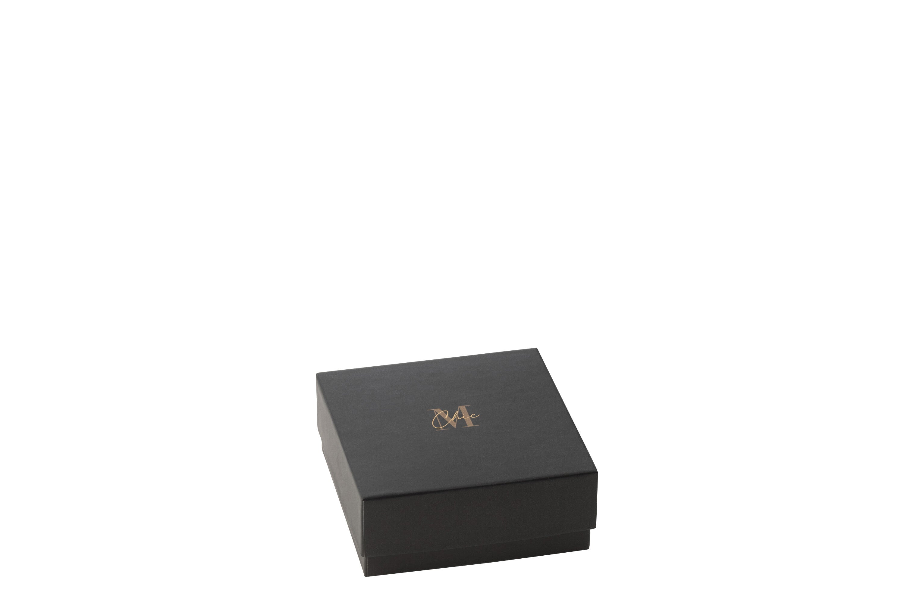 Geurkaars M-Chic Glas Goud/Zwart Klein-15H