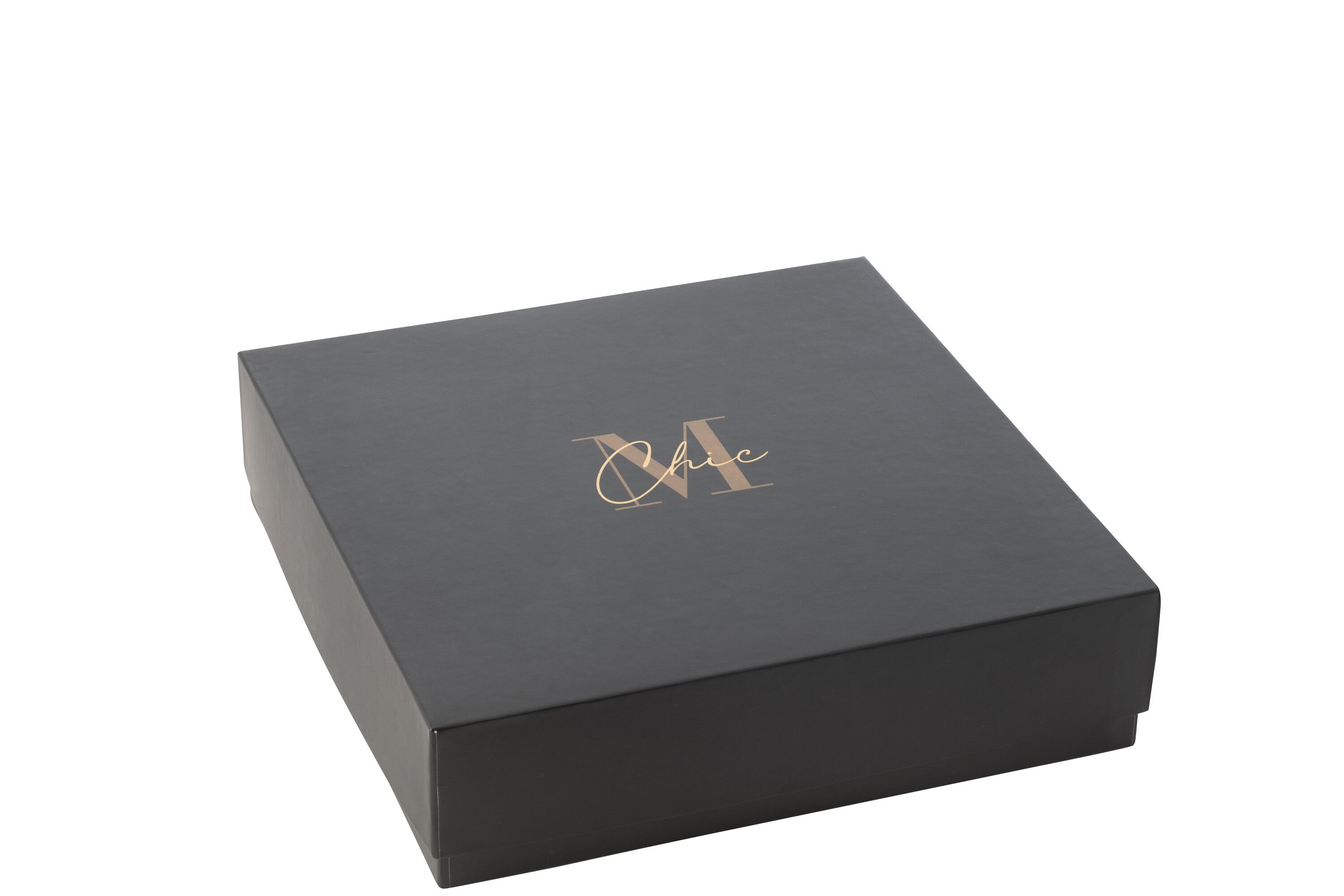 Geurkaars M-Chic Glas Goud/Zwart Extra Groot -35H