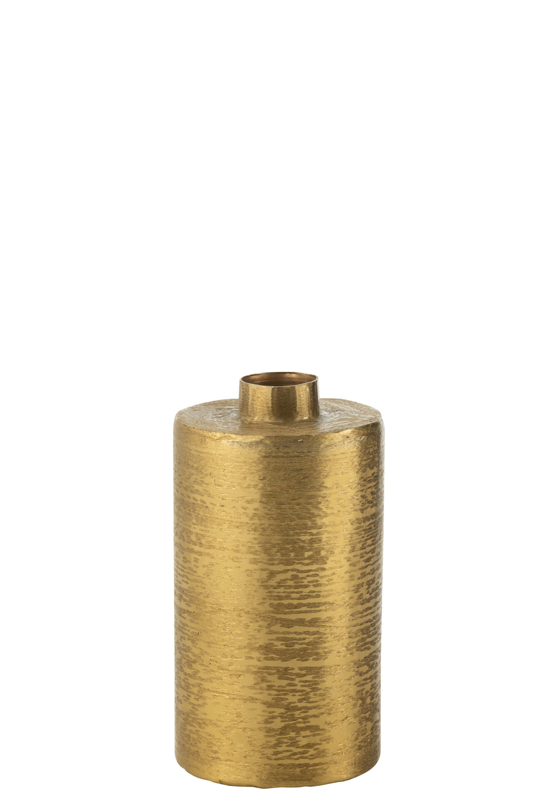 Vaas Rond Metaal Goud Klein