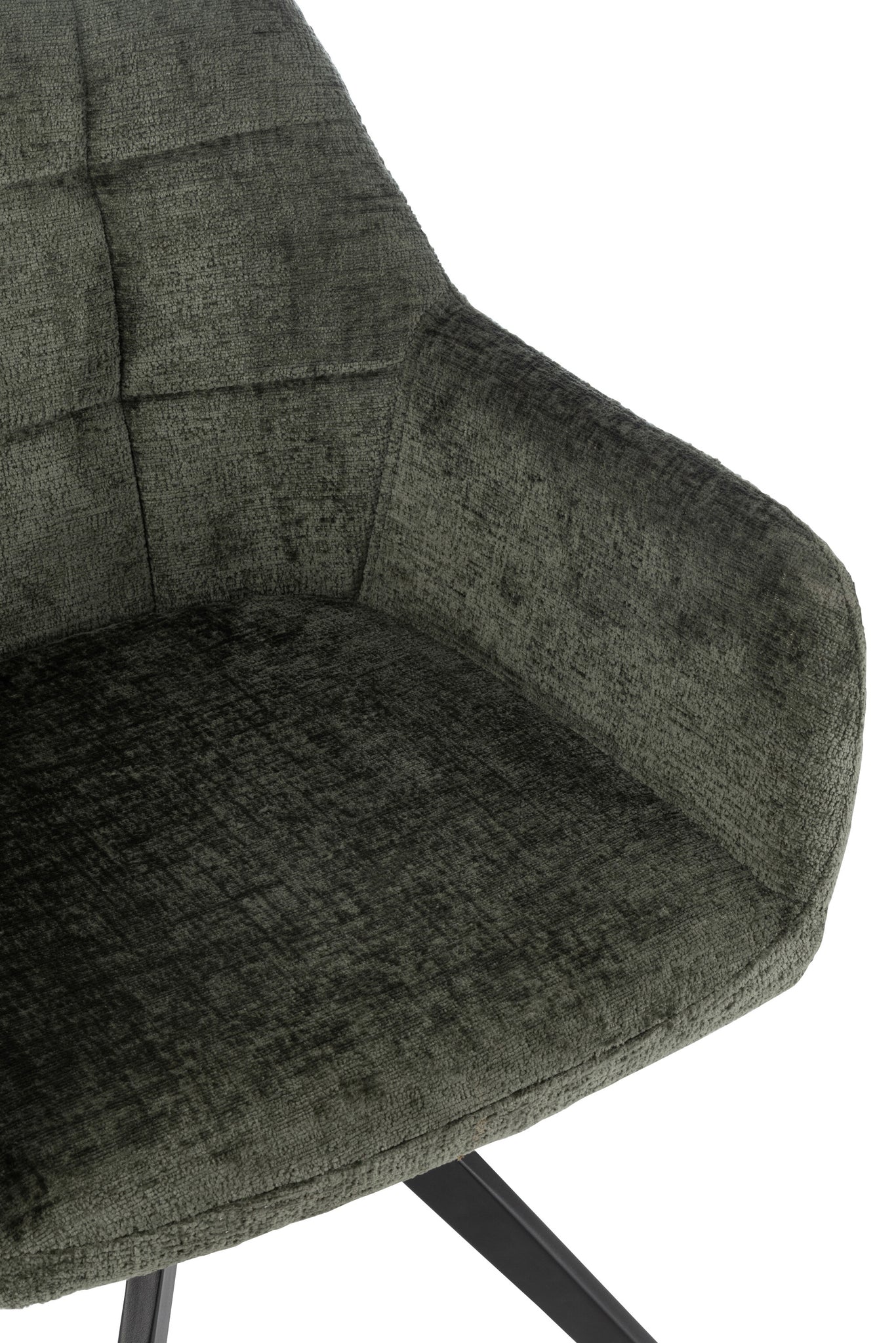J-Line Stoel Louna Ijzer/Acryl Groen