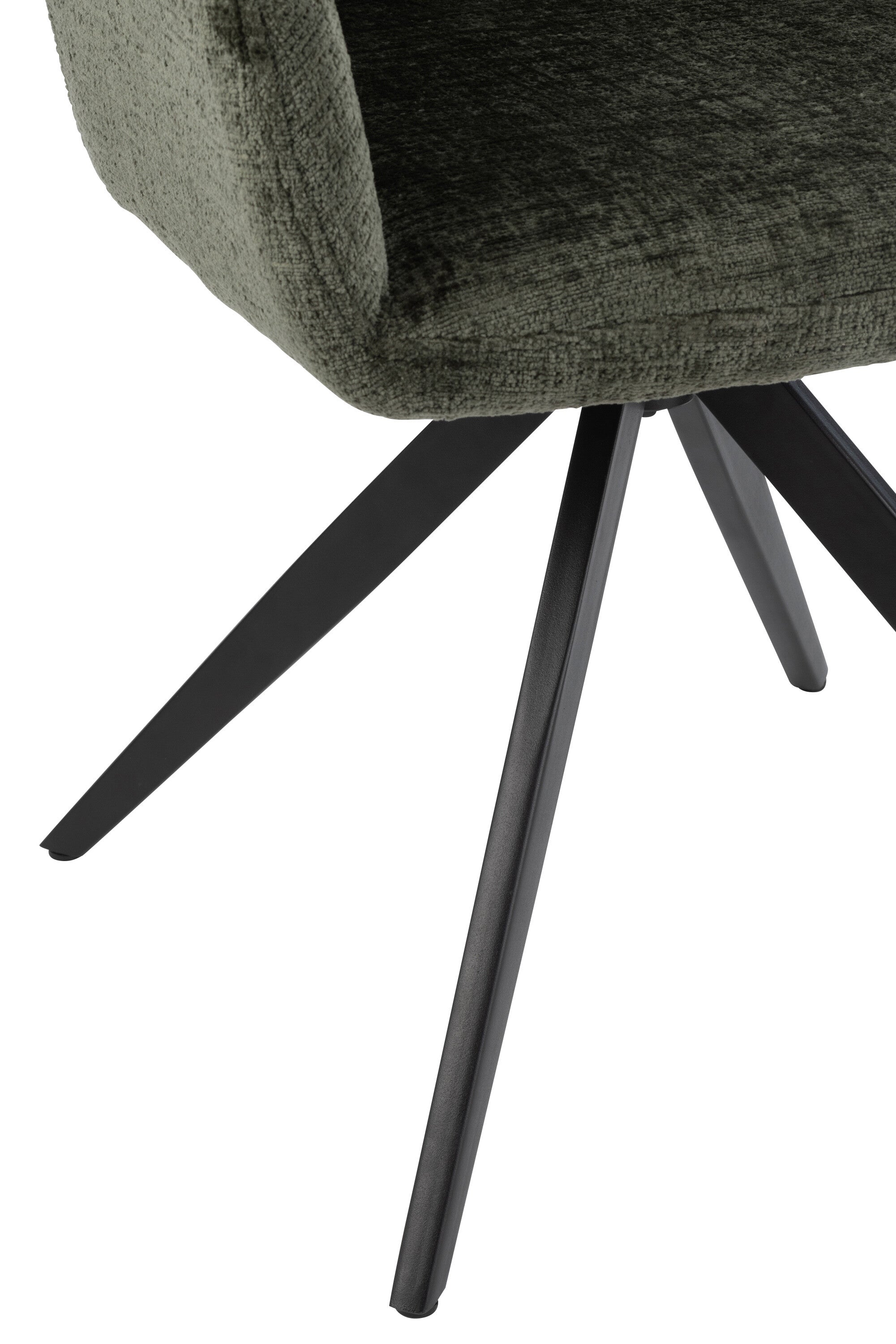 J-Line Stoel Louna Ijzer/Acryl Groen