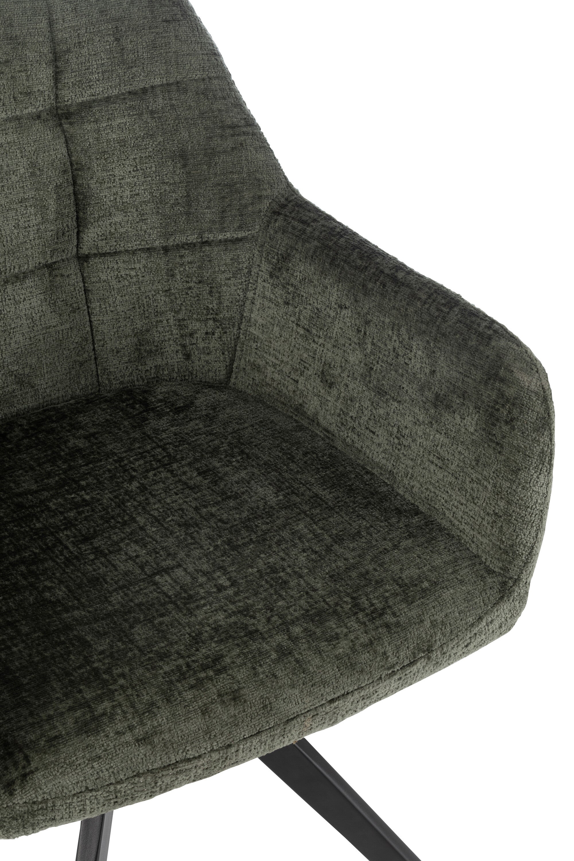 J-Line Stoel Louna Ijzer/Acryl Groen