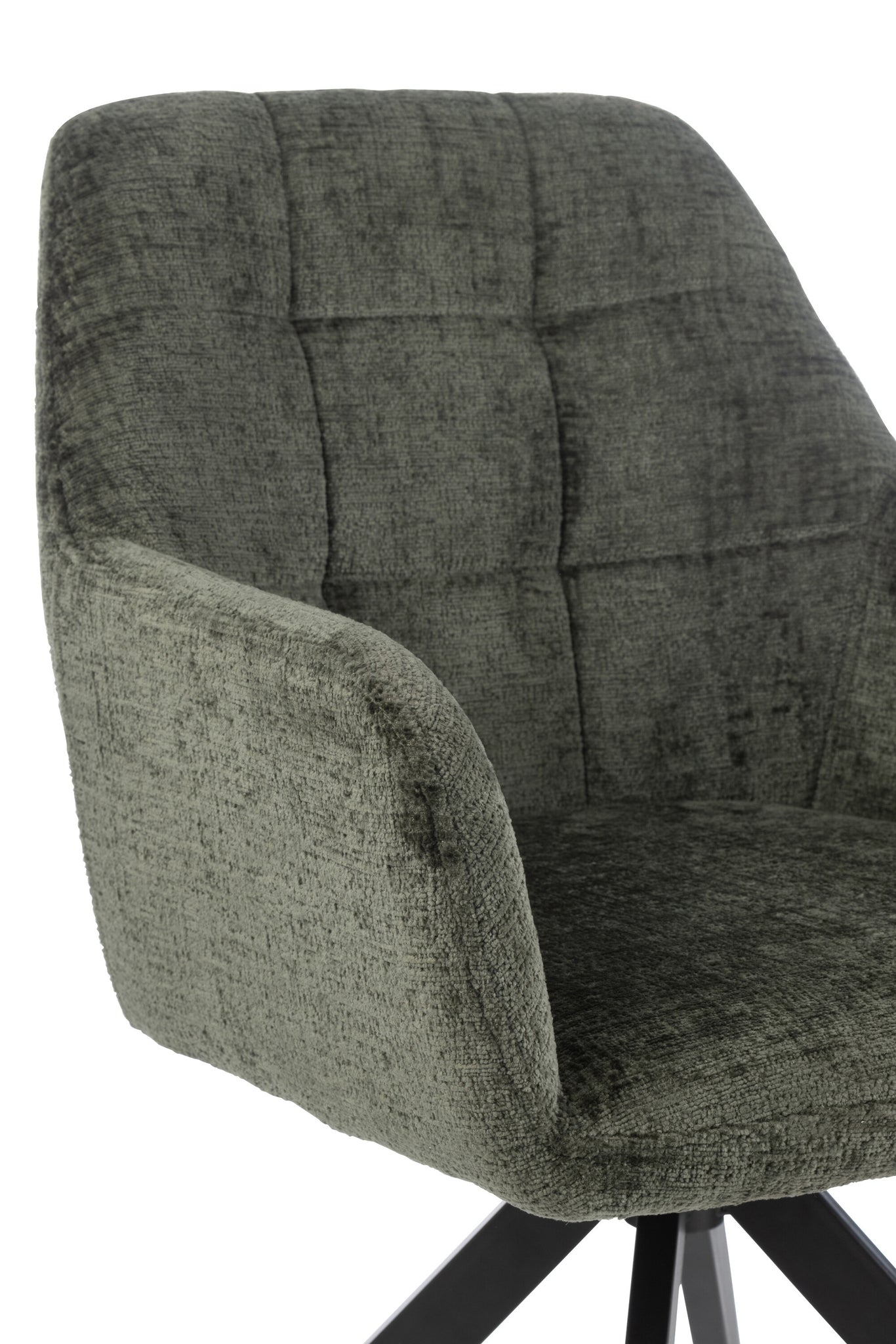 J-Line Stoel Louna Ijzer/Acryl Groen