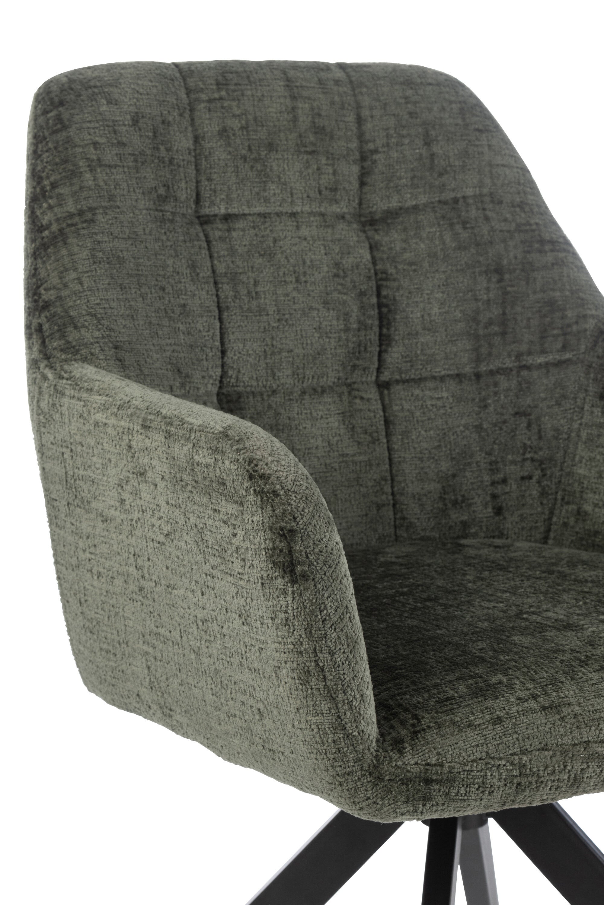 J-Line Stoel Louna Ijzer/Acryl Groen
