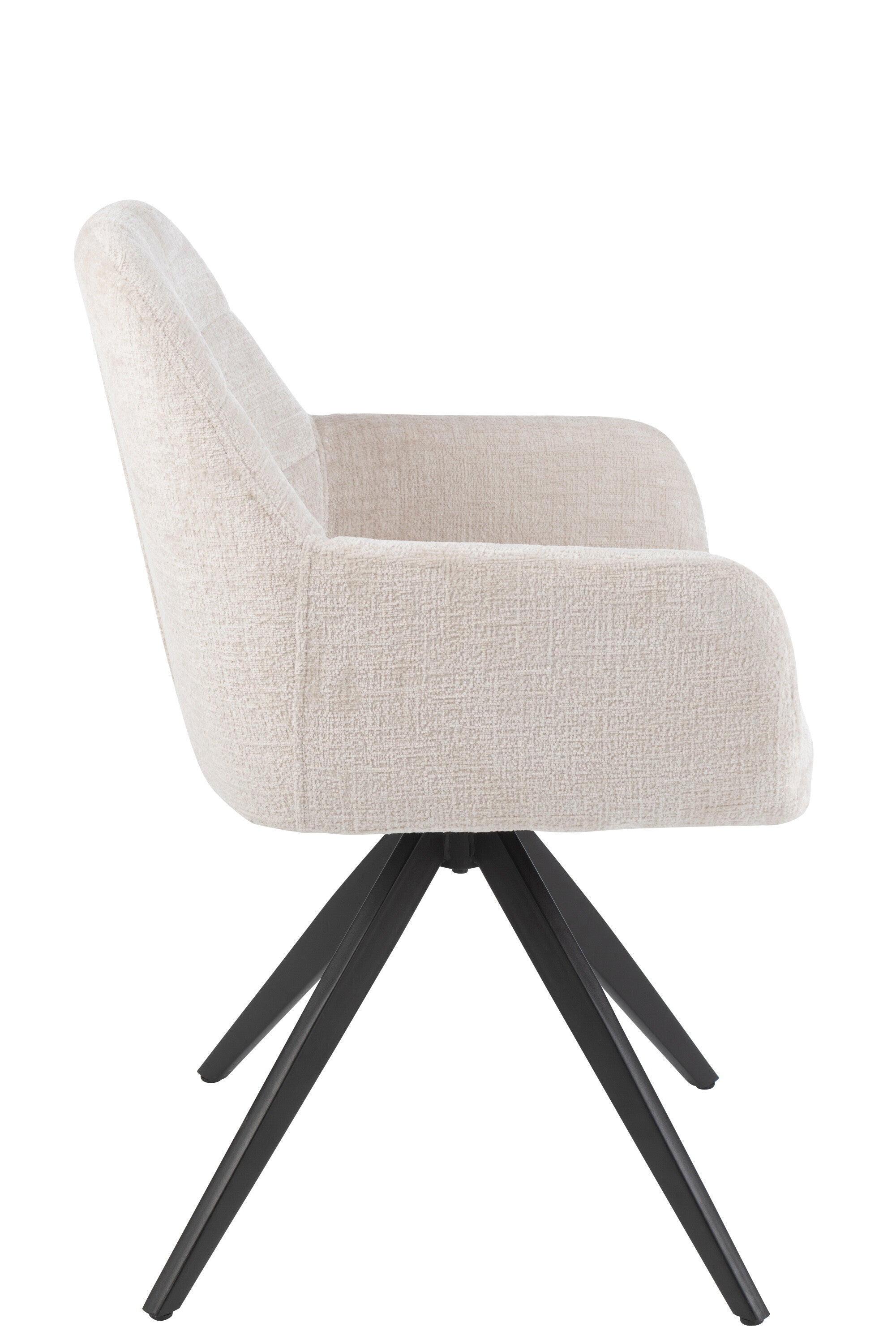 J-Line Stoel Louna Ijzer/Acryl Ivoor
