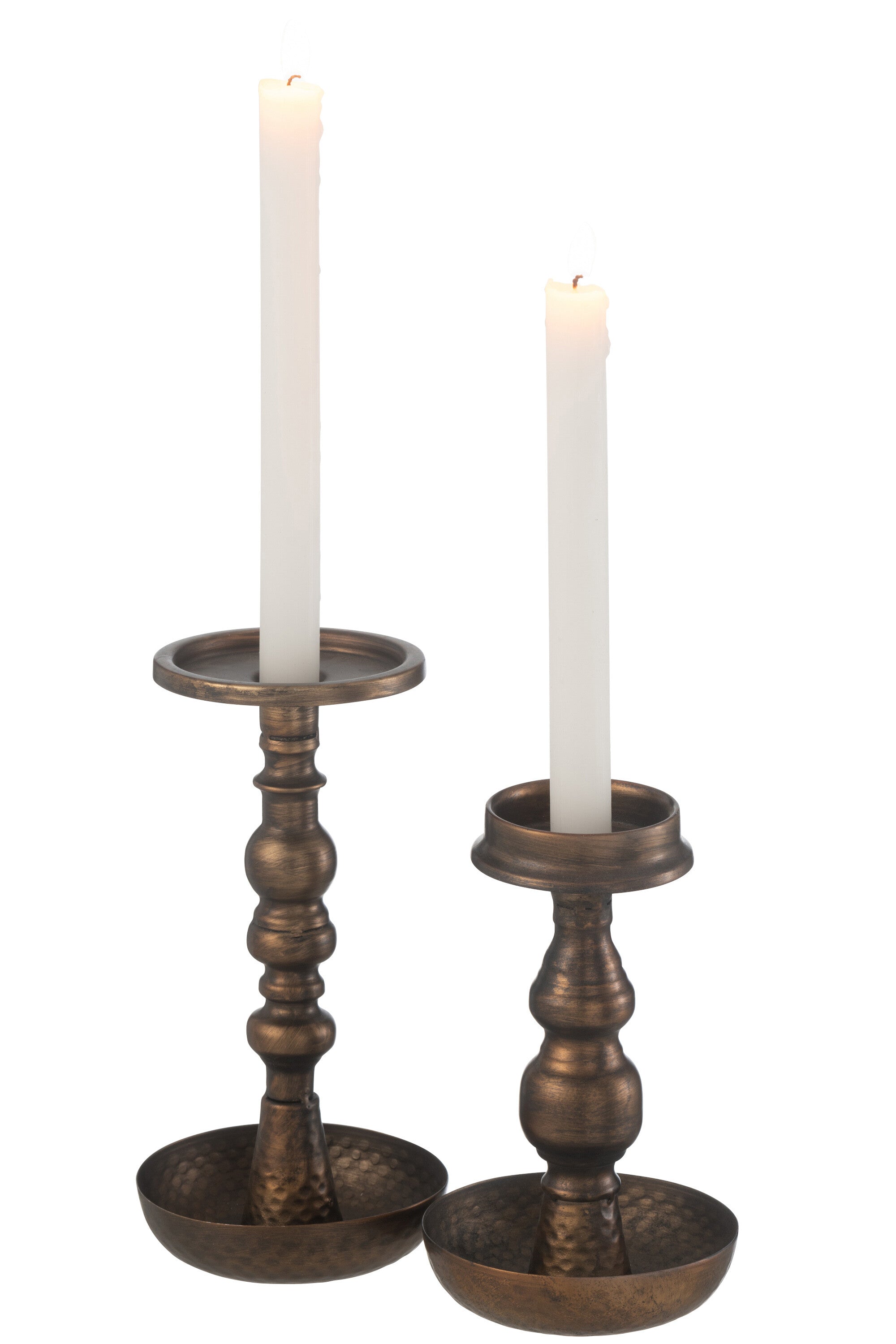 Kaarsenhouder Jere Metaal Bruin