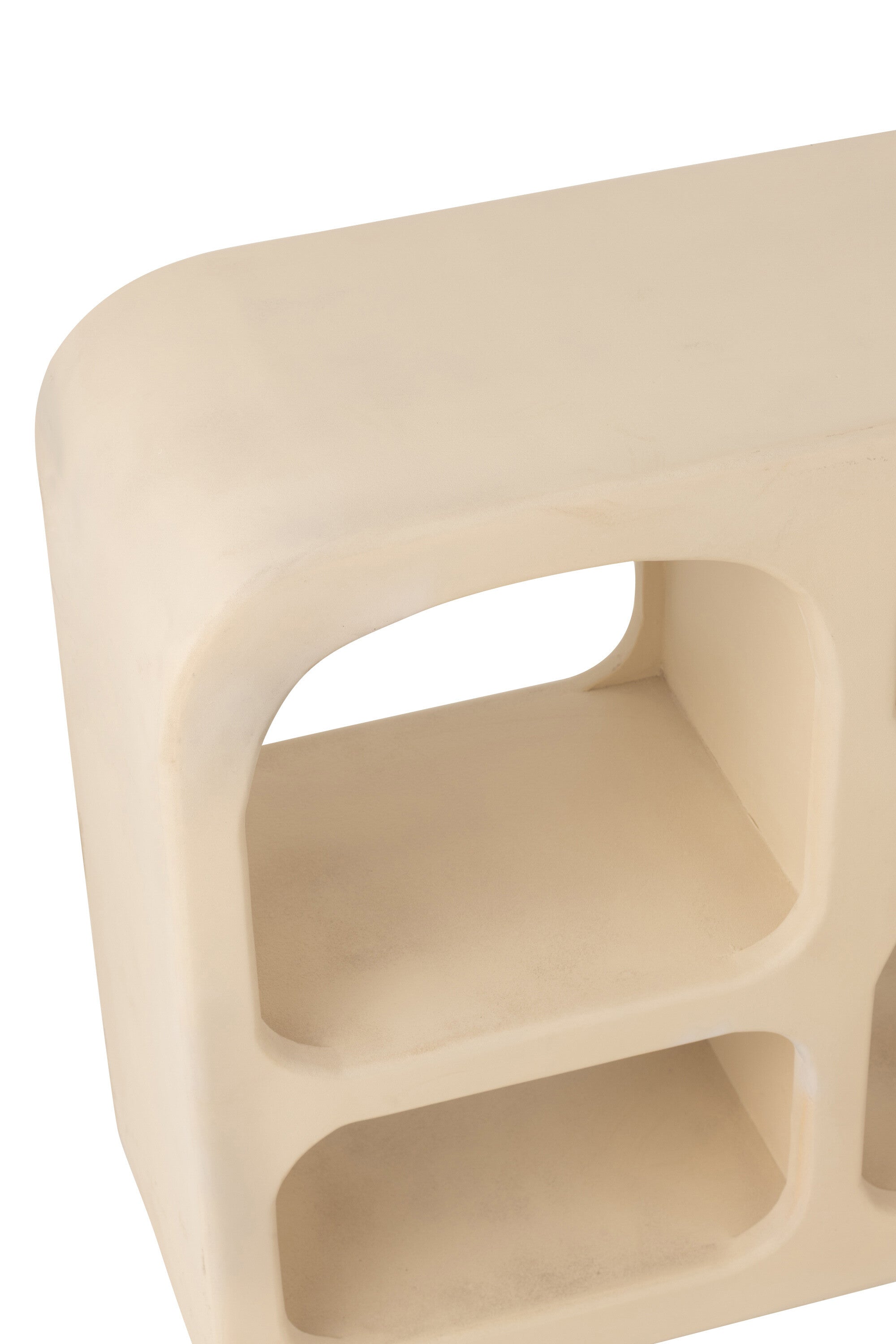 Consolegrot Mangohout Beige