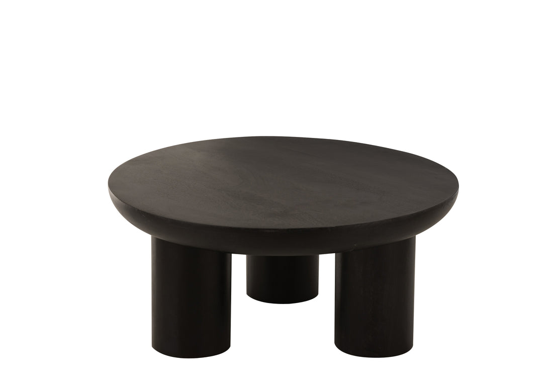 Salontafel Trio Mangohout Zwart