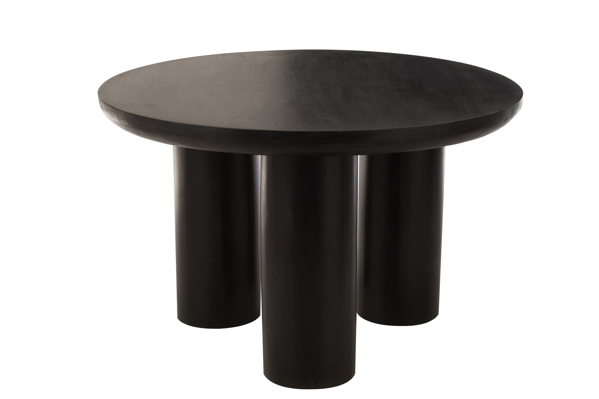 Eettafel Trio Mangohout Zwart