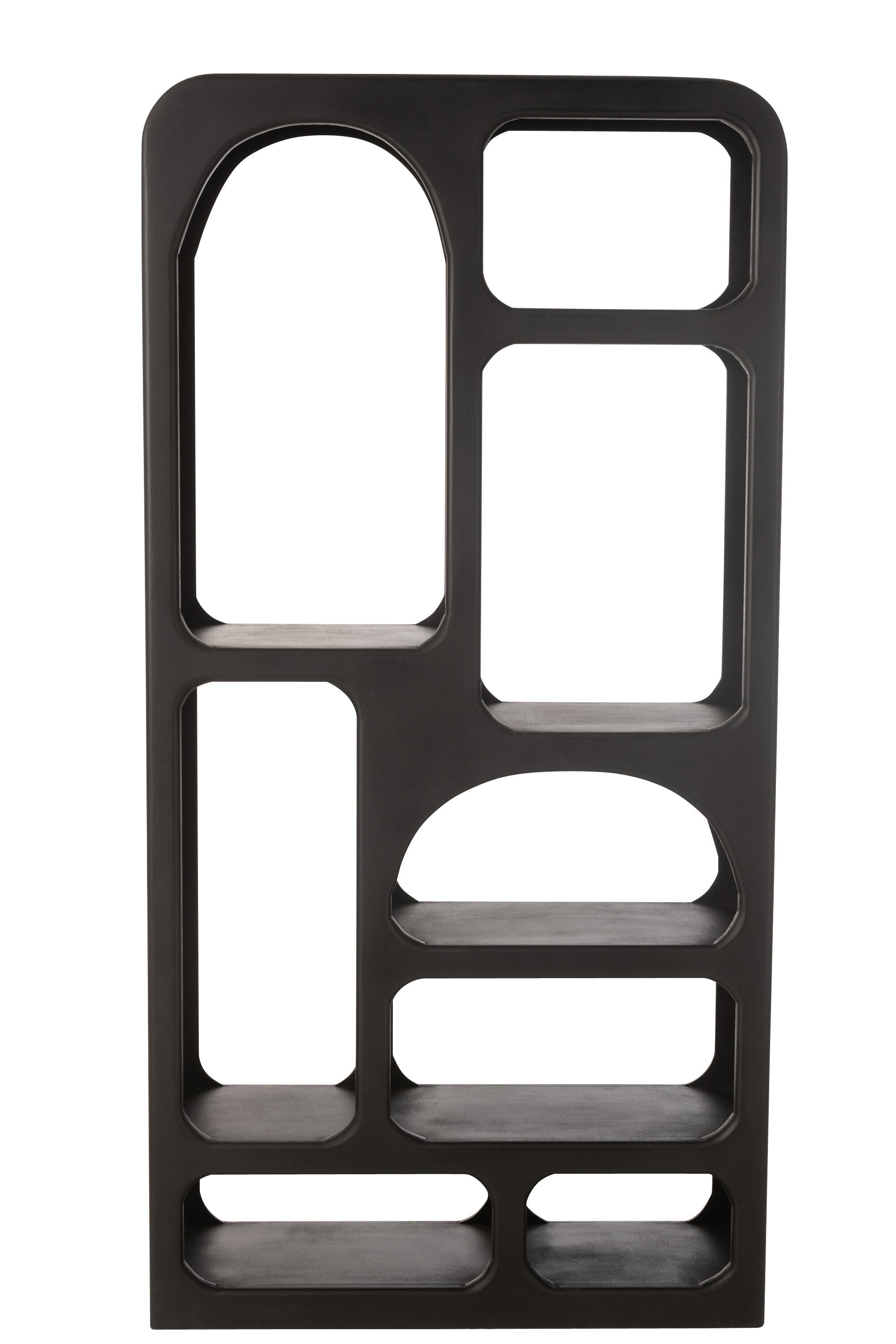 Boekenplank Grot Mangohout Zwart