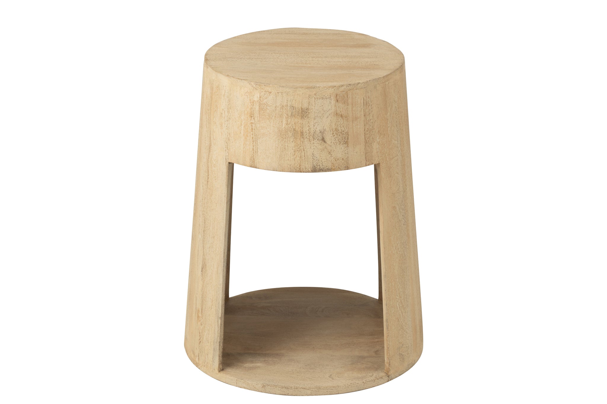 Salontafel getekend mangohout/MDF natuurlijk