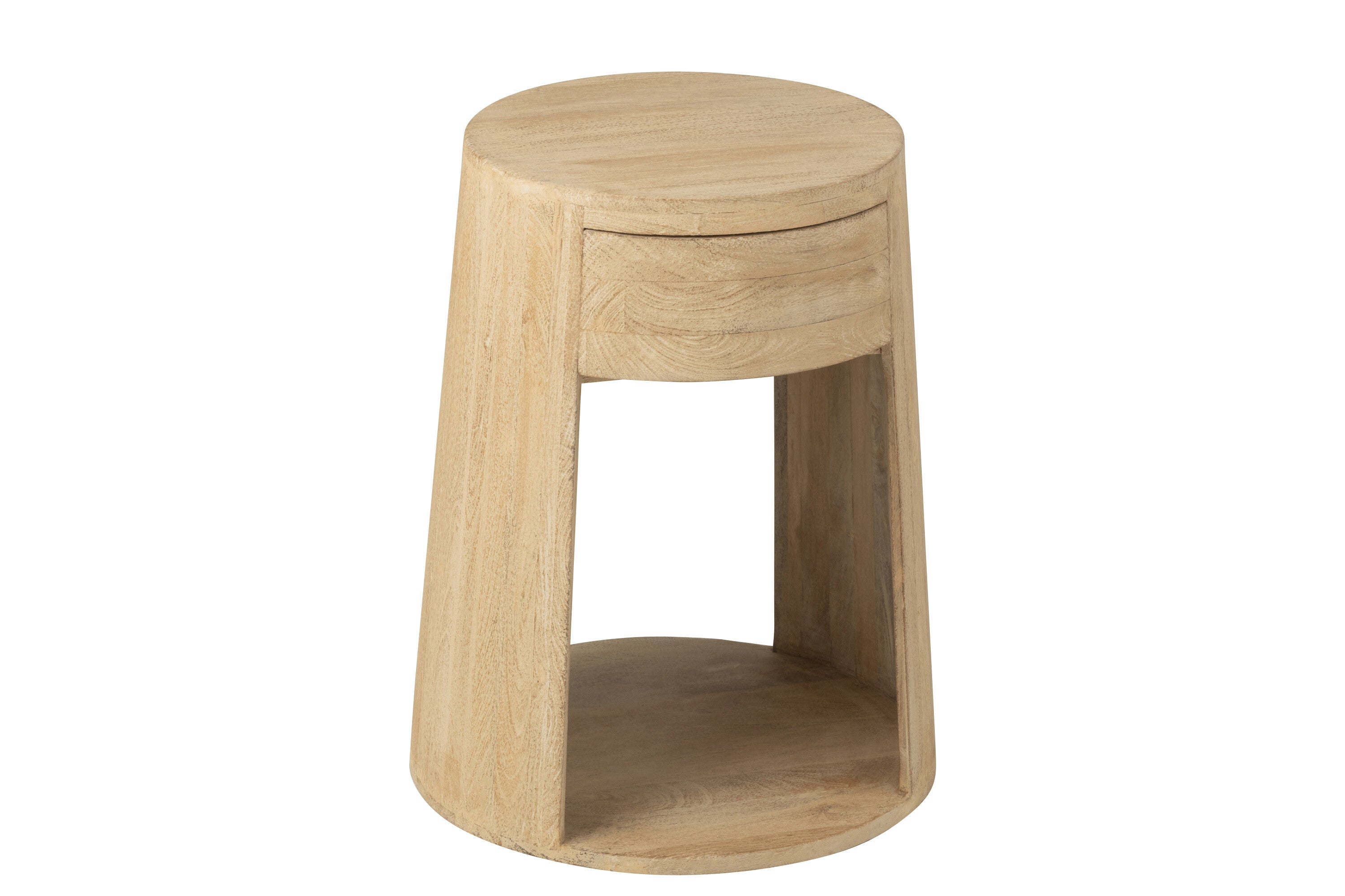 Salontafel getekend mangohout/MDF natuurlijk