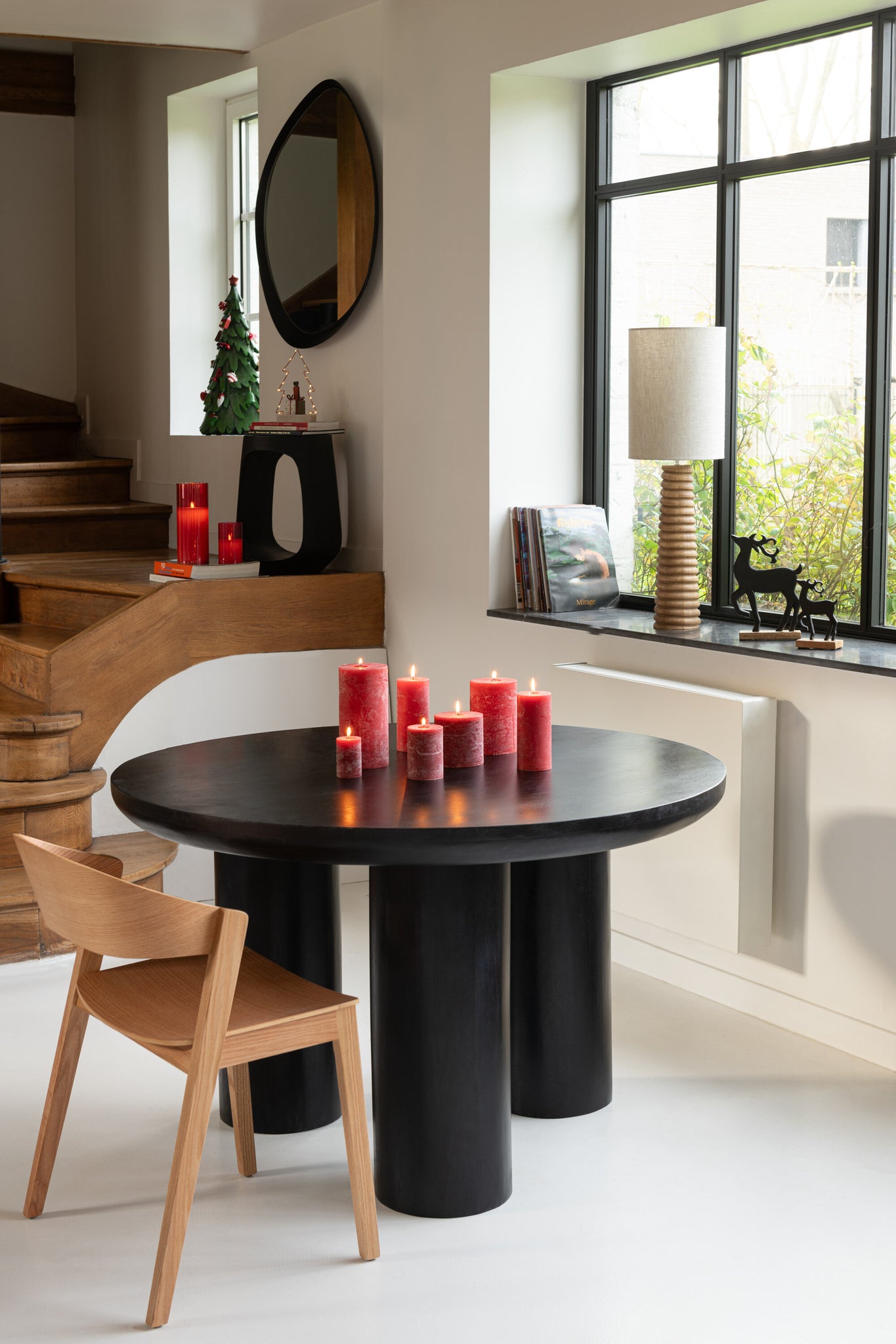 J-Line Stoel Laga Eikhout/Multiplex Naturel