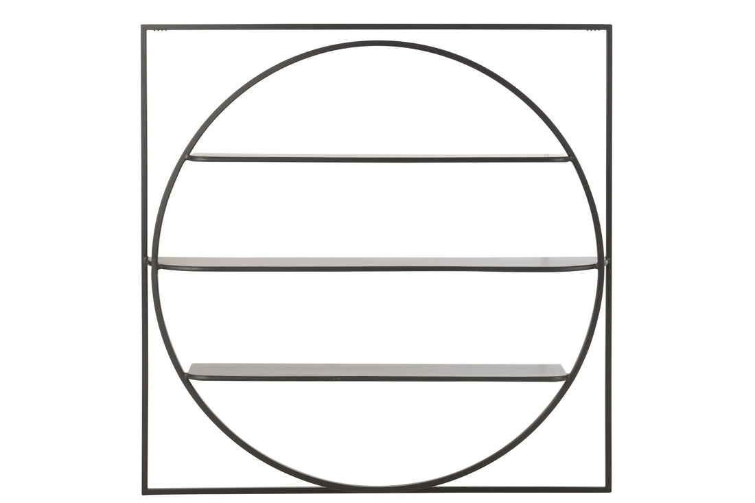 Wandplank Nieuws Metaal Zwart