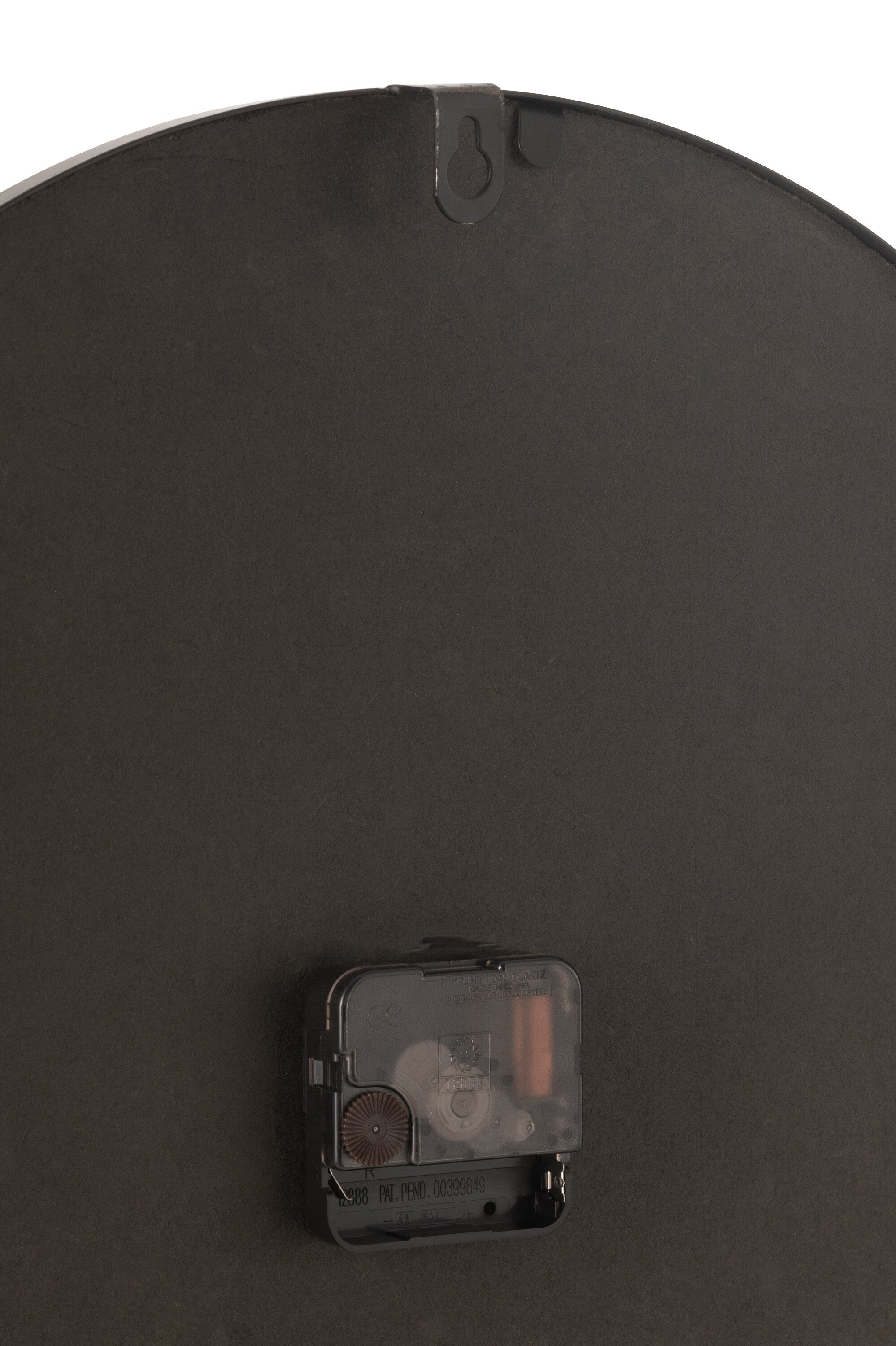 Wandklok Nue Mdf/IJzer Natuurlijk Klein