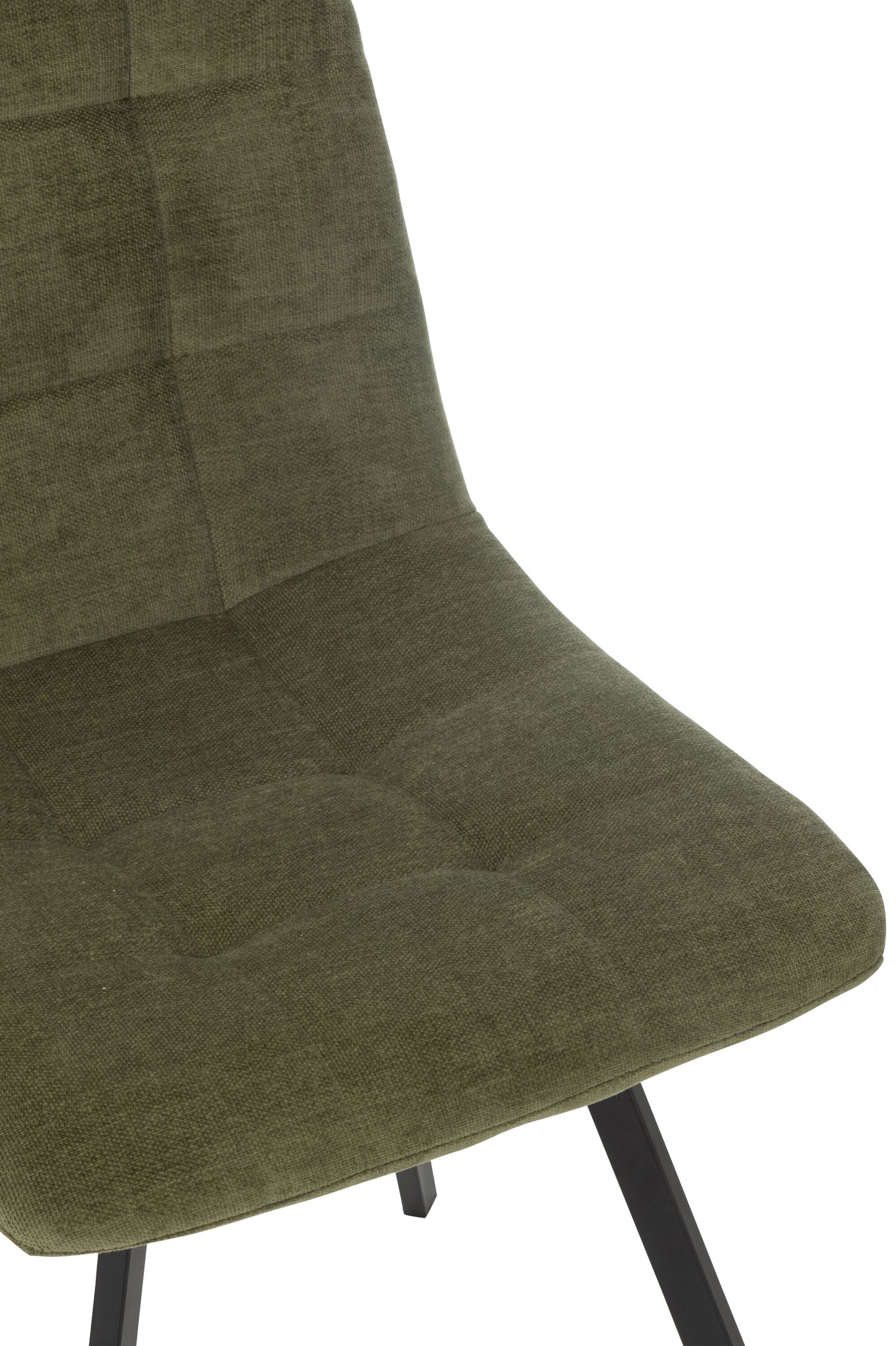 Eetkamerstoel Clark Metaal/Polyester Groen