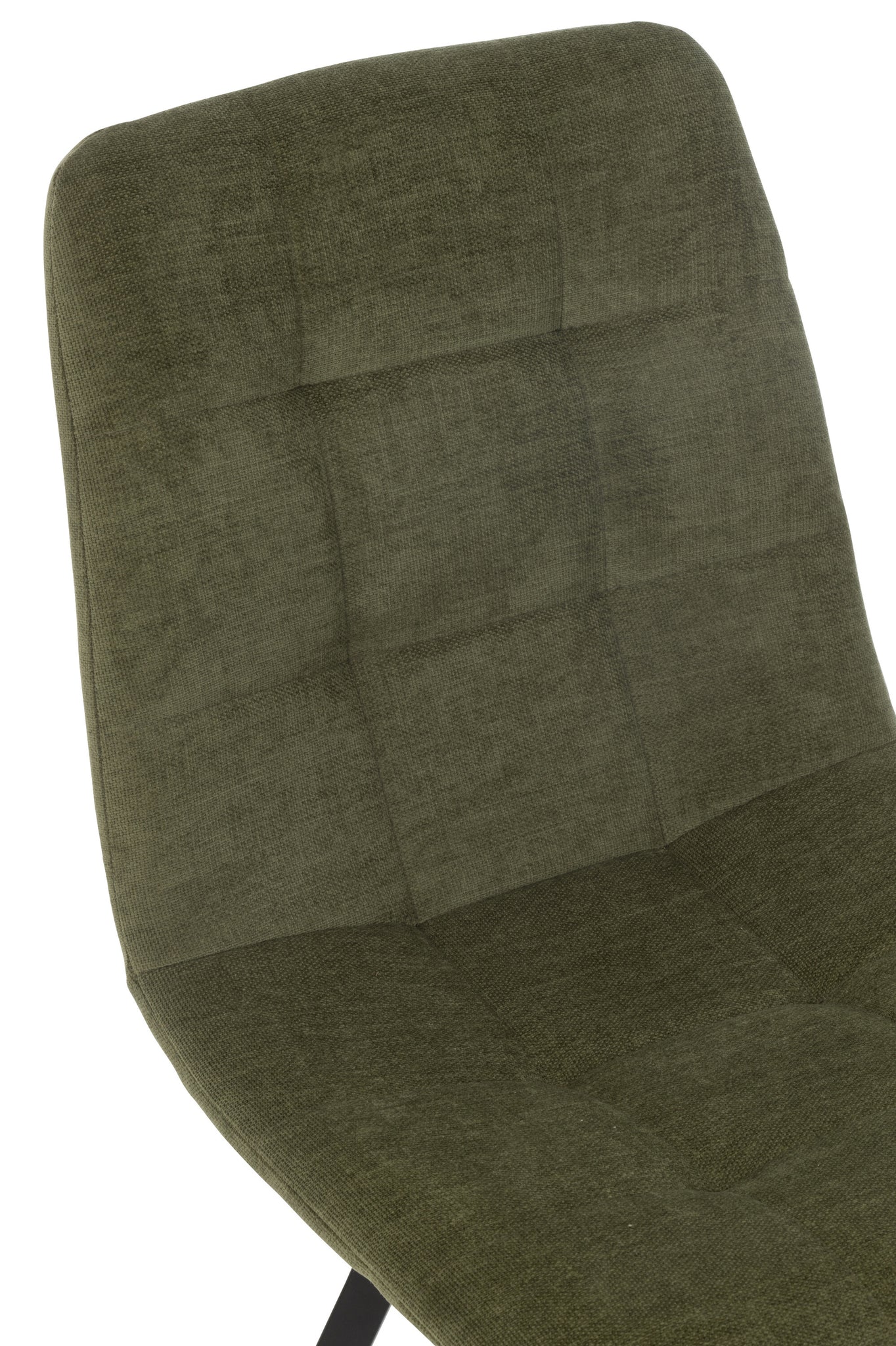 Eetkamerstoel Clark Metaal/Polyester Groen