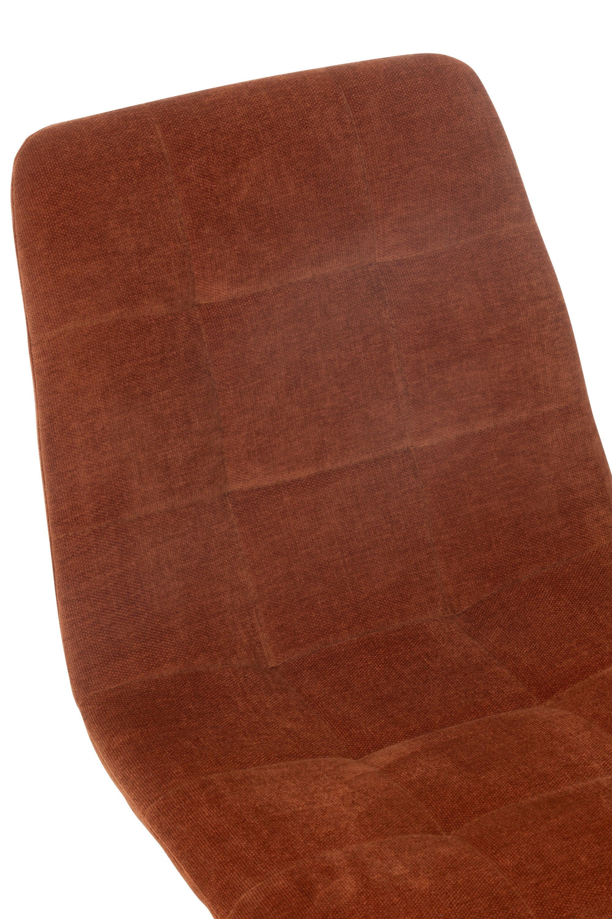 Eetkamerstoel Clark Metaal/Polyester Roest