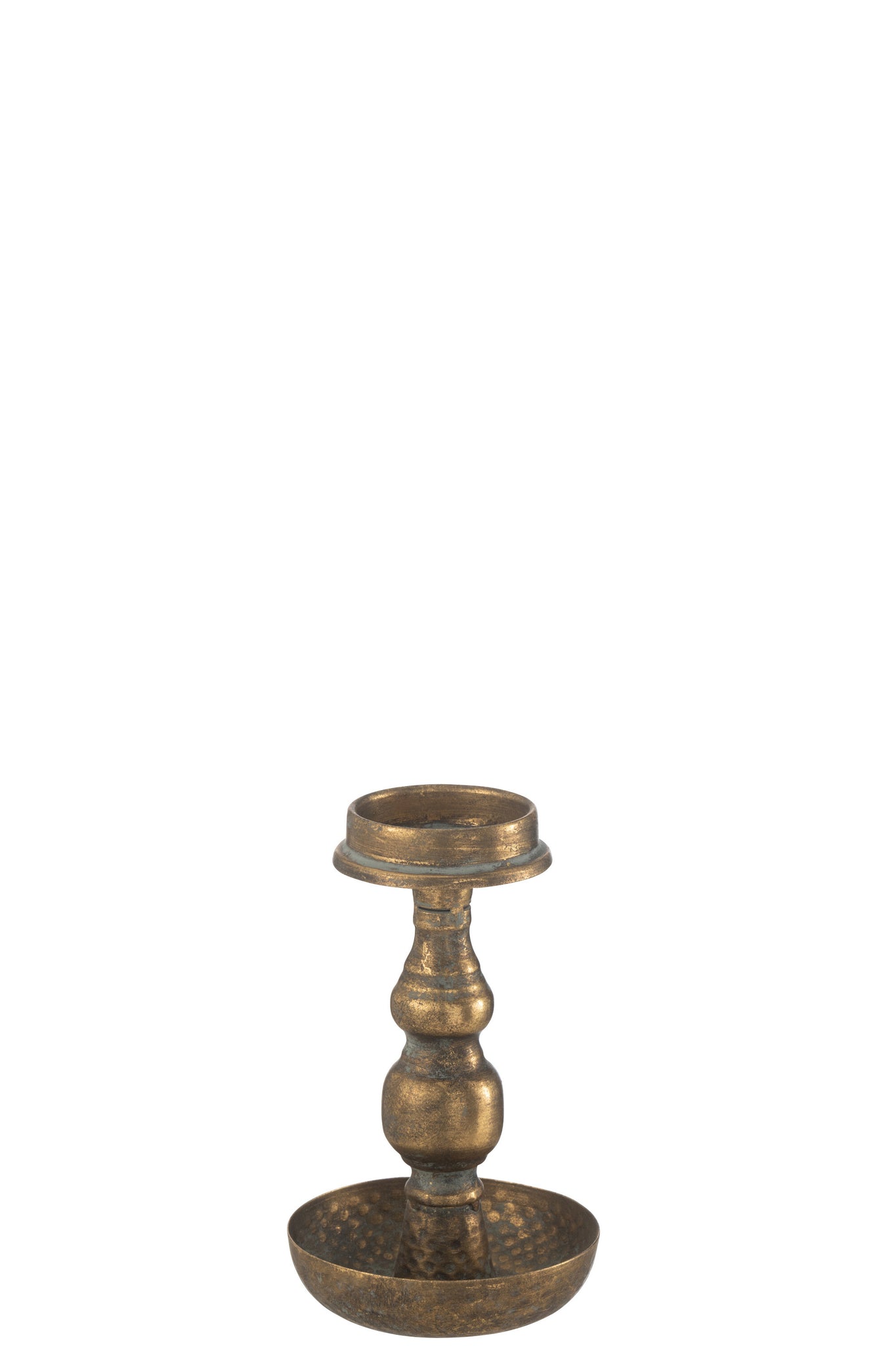 Kaarsenhouder Antiek Metaal Goud