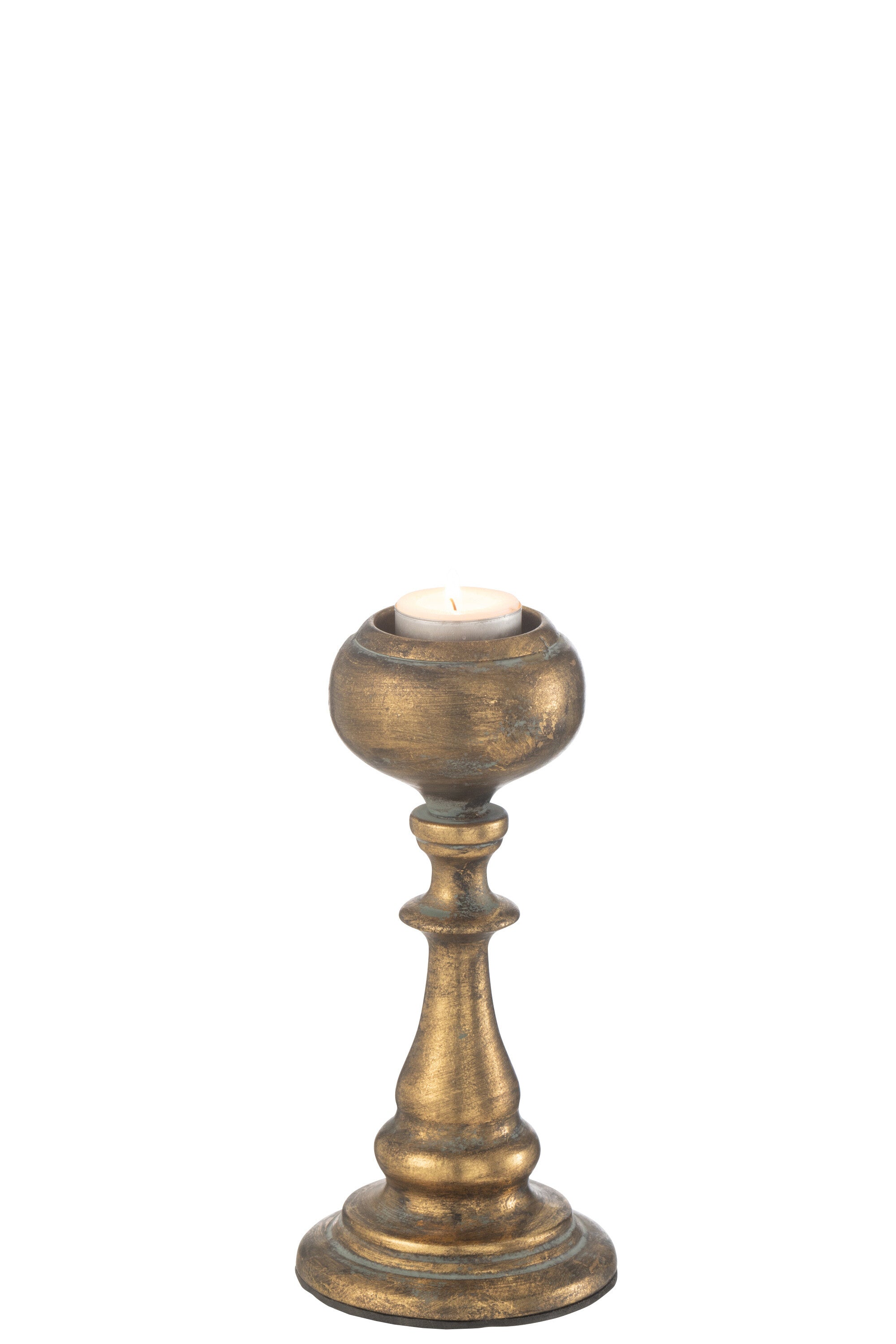 Kaarsenhouder Rem Metaal Goud