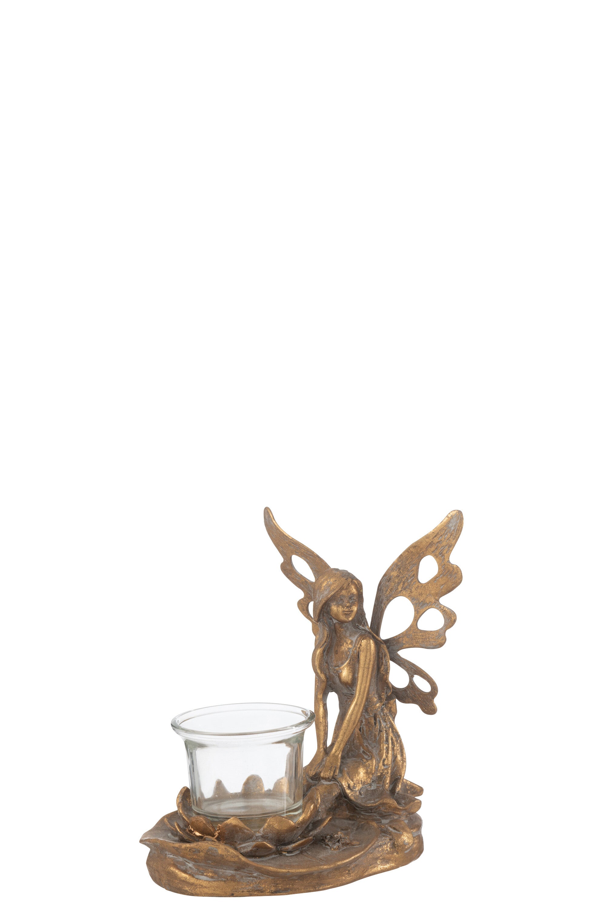 Kaarsenhouder Vidia Metaal Goud Klein