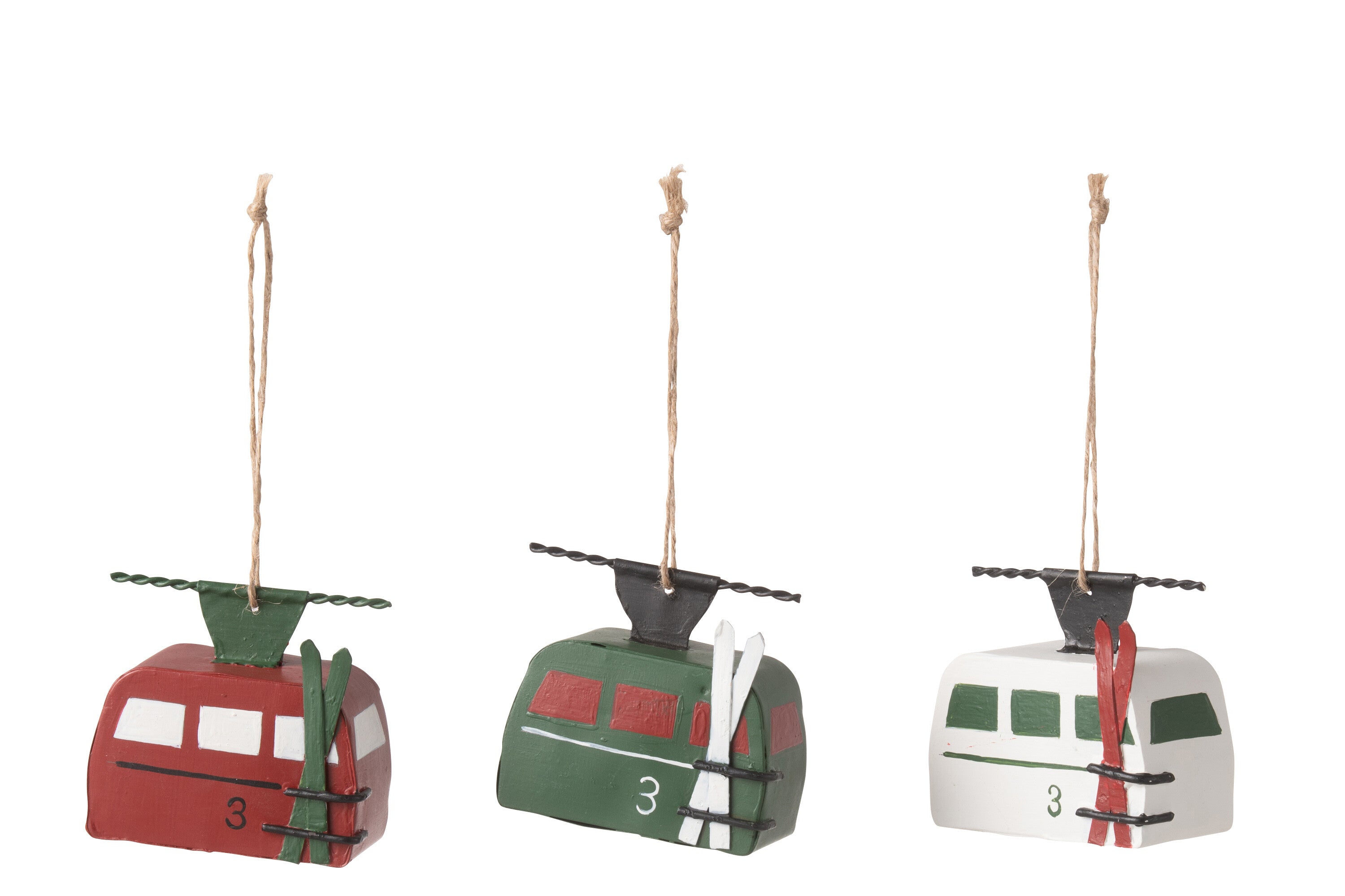 Hanger Kabel Auto Rechthoek Metaal Mix Assortiment 3