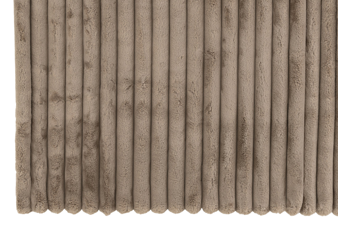 Plaid Groot Corduroy Polyester Taupe