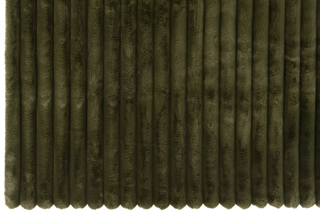 Plaid Groot Corduroy Polyester Donkergroen