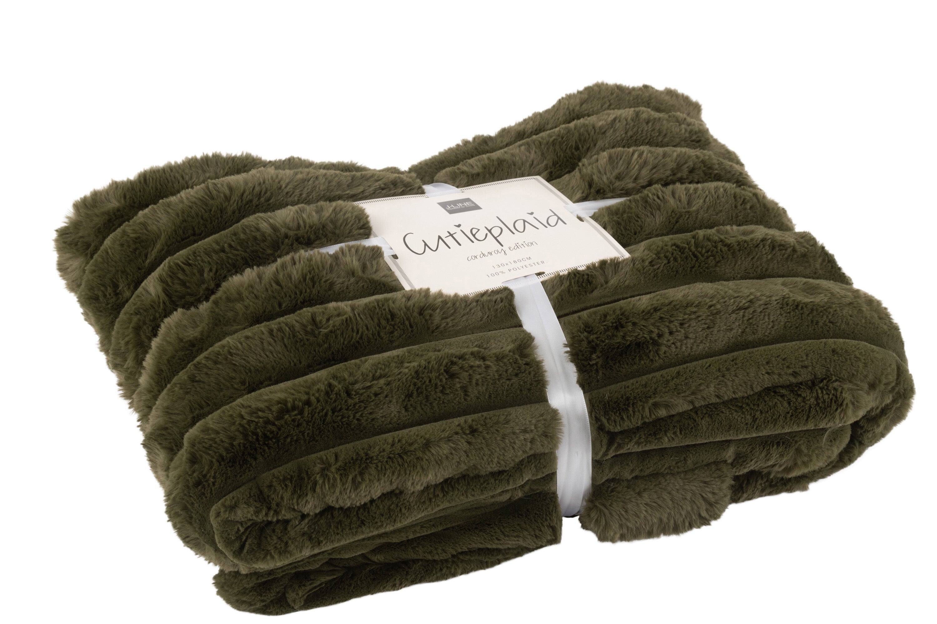 Plaid Groot Corduroy Polyester Donkergroen