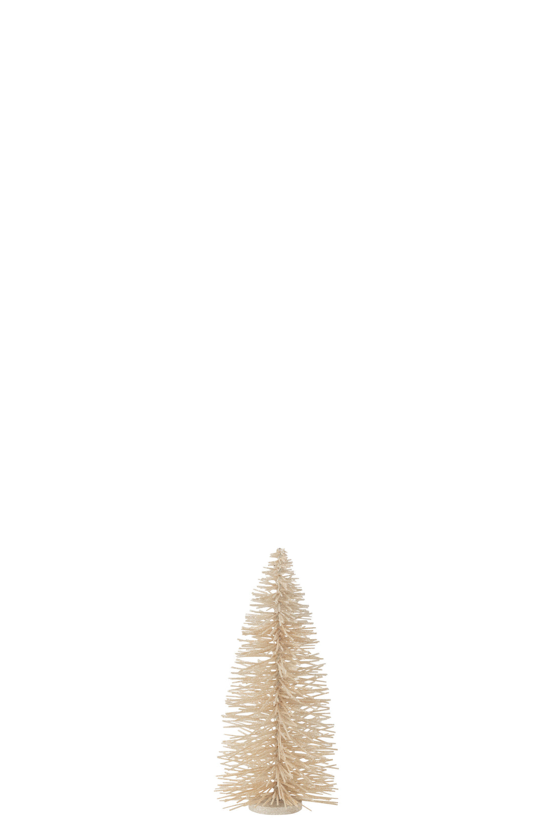 J-Line Kerstboom Deco Glitters Hout Wit Medium