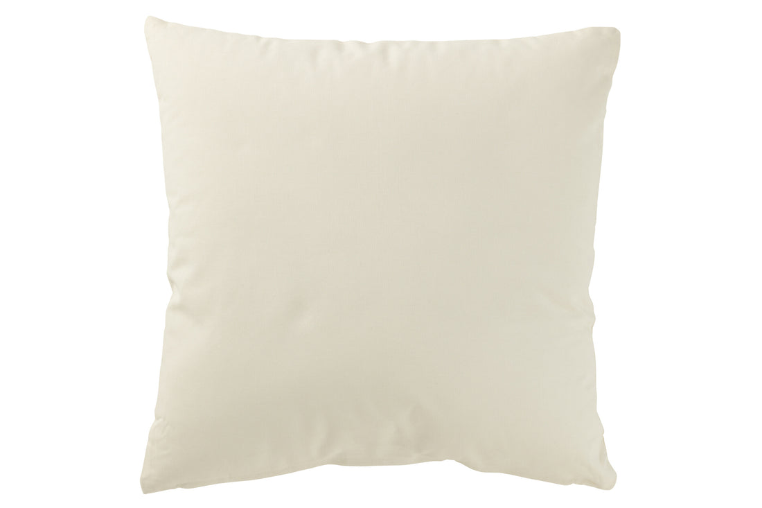 J-Line Cushion Christmas Trees Embossed Cotton White/Gold
