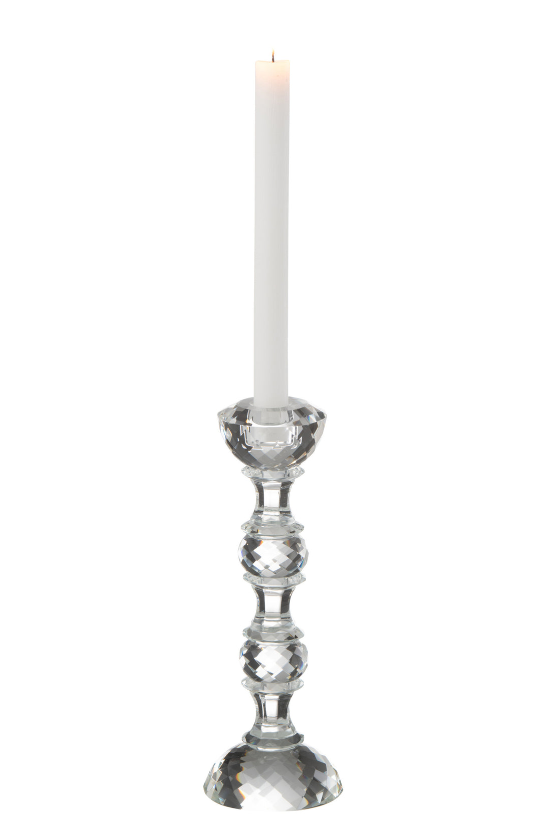 Kaarsenhouder Marie Kristal Transparant Groot