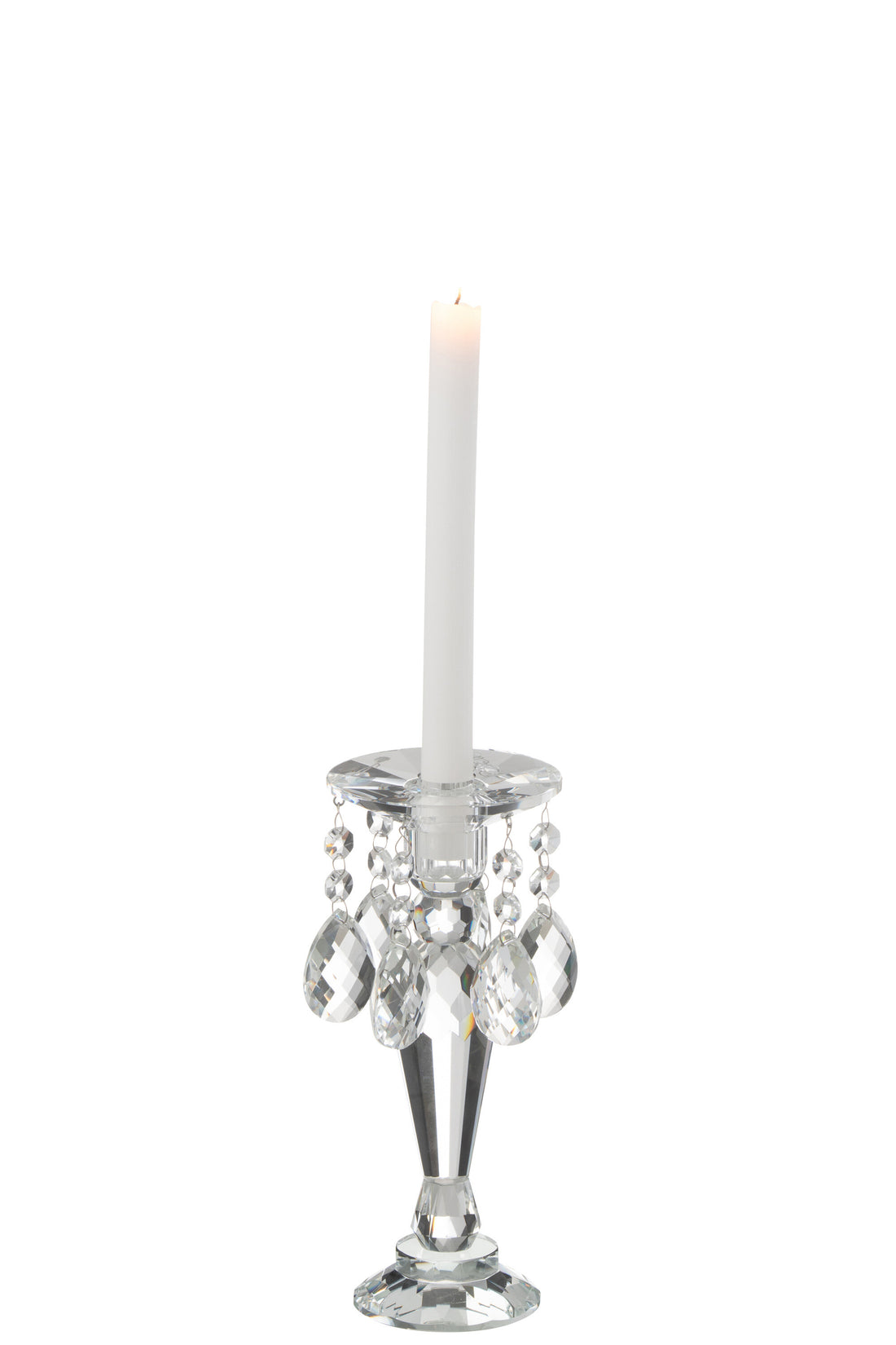 Kaarsenhouder Louise Kristal Transparant Klein