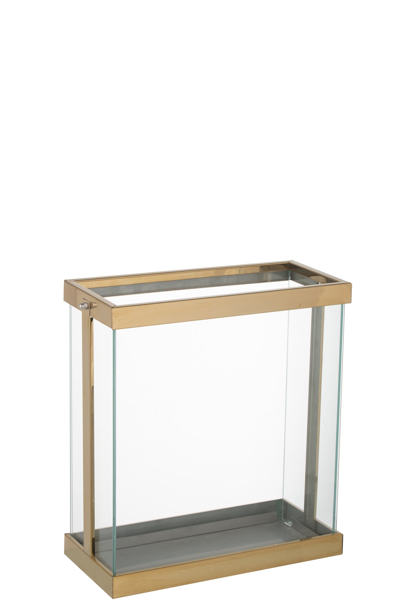 Lantaarn Rechthoekig Enma IJzer/Glas Goud Klein