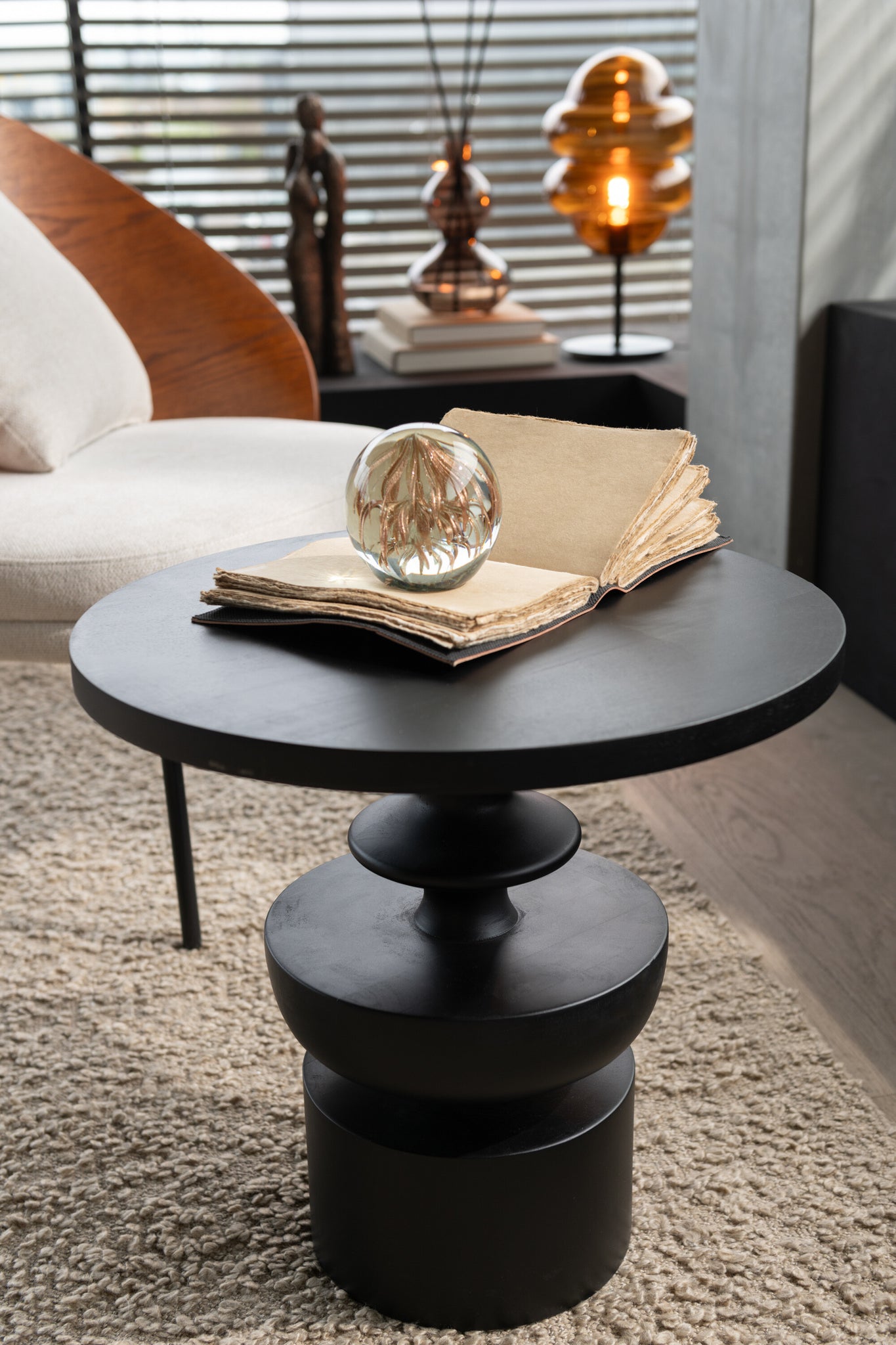 Table Goa Mango Wood Black
