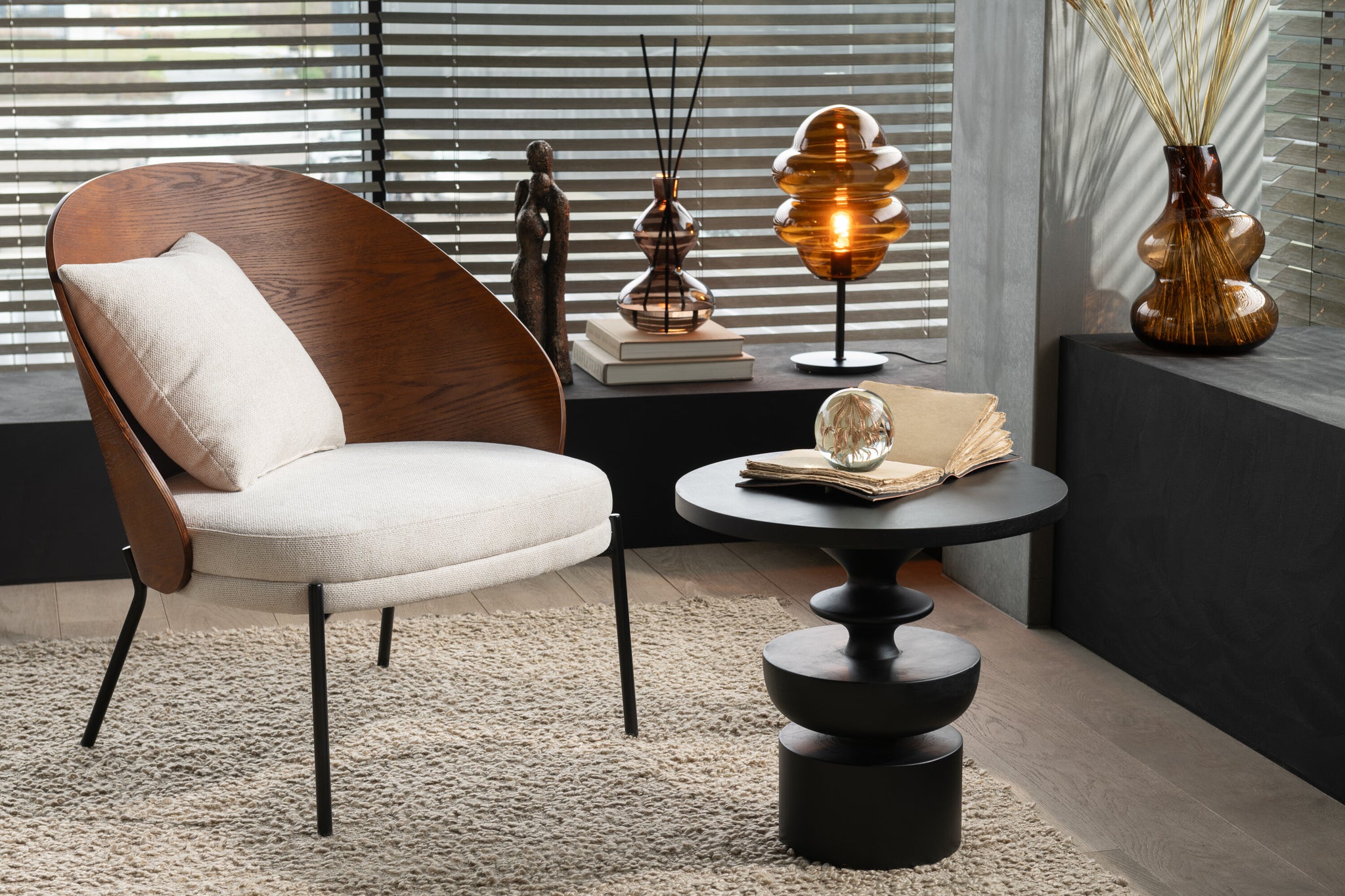 Table Goa Mango Wood Black