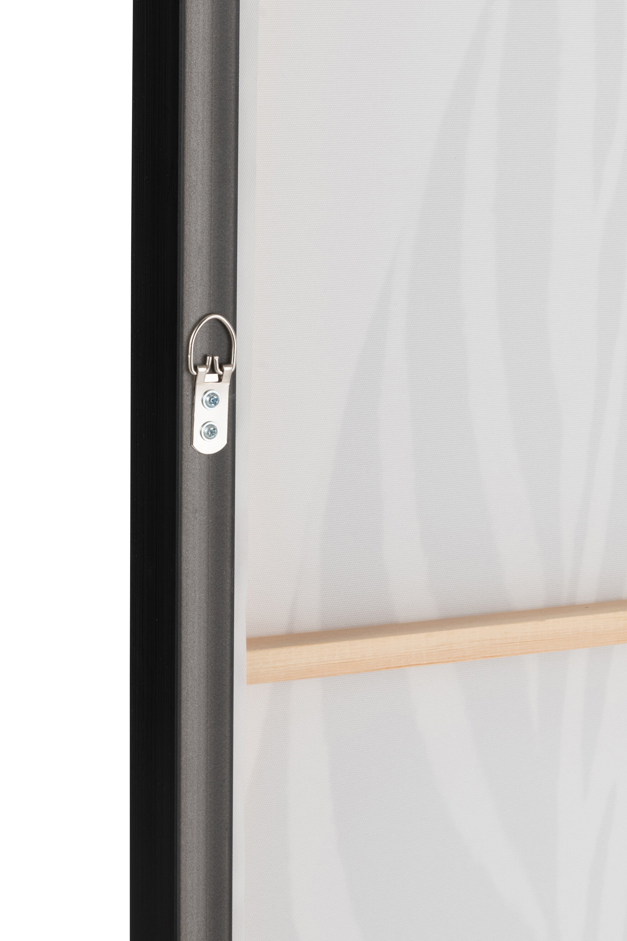 Wanddecoratie Zebra Canvas/Kunststof Zwart/Wit